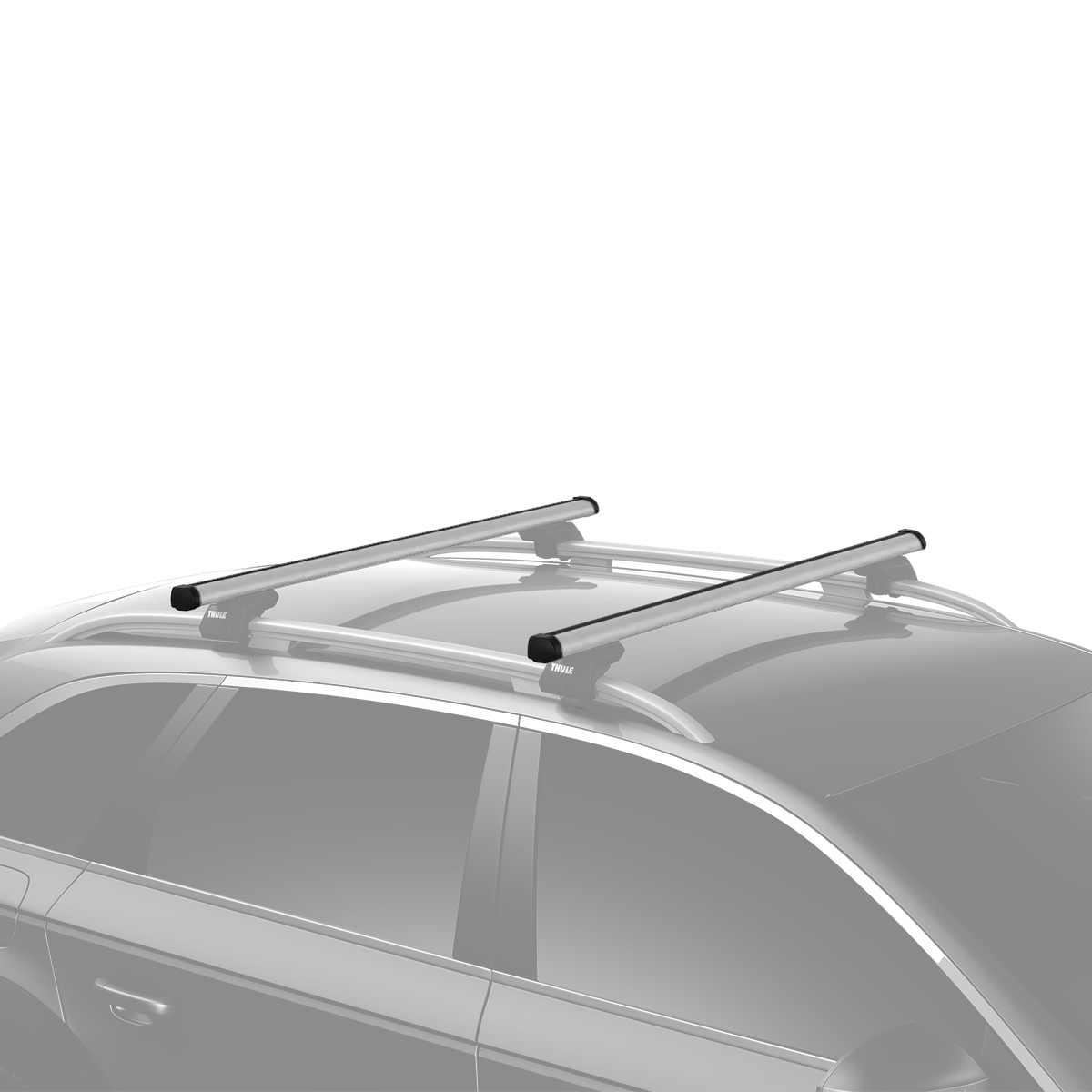 Thule ProBar Evo Heavy Duty Roof Rack Cross Bars for Cars, SUVs & Trucks - Premium Aluminum Load Bars (Pair) - Perfect for Kayak, Bike, Ski & Cargo Transport