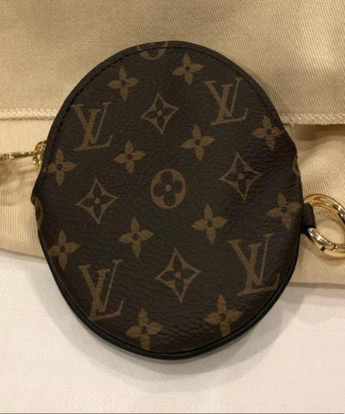 LV Monogram Round Coin Purse with Chain - Stylish Wallet for Women, Perfect for Parties & Night Out