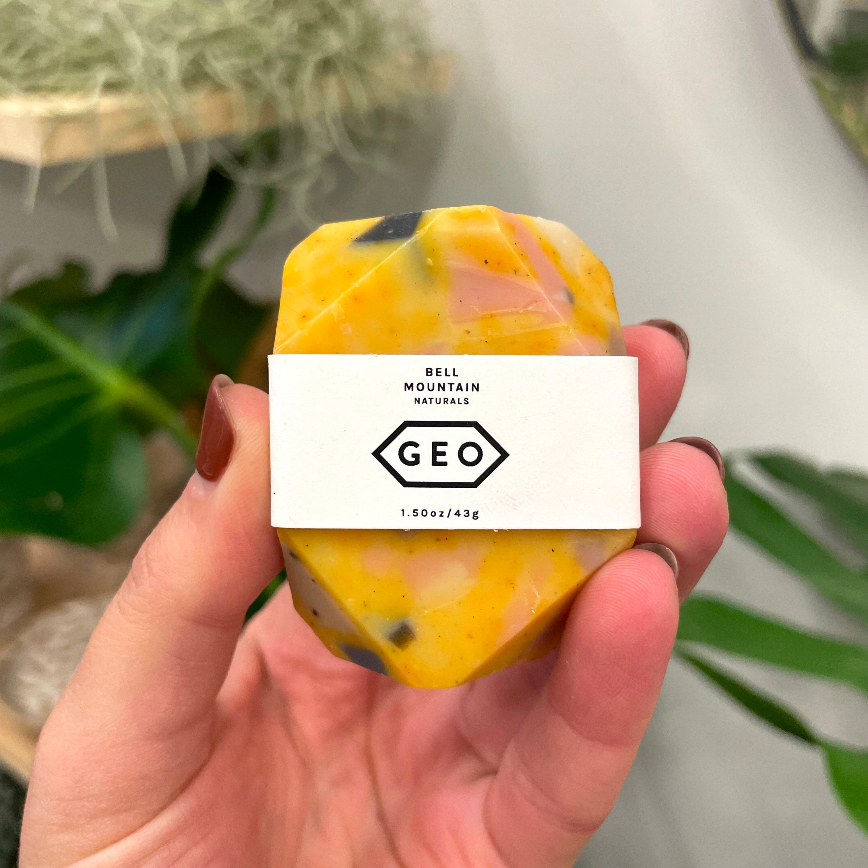 Bell Mountain Naturals Mini Gem Soaps - Handmade Natural Soap Bars for Gifts, Travel & Bathroom Decor - Perfect for Kids, Spa & Party Favors
