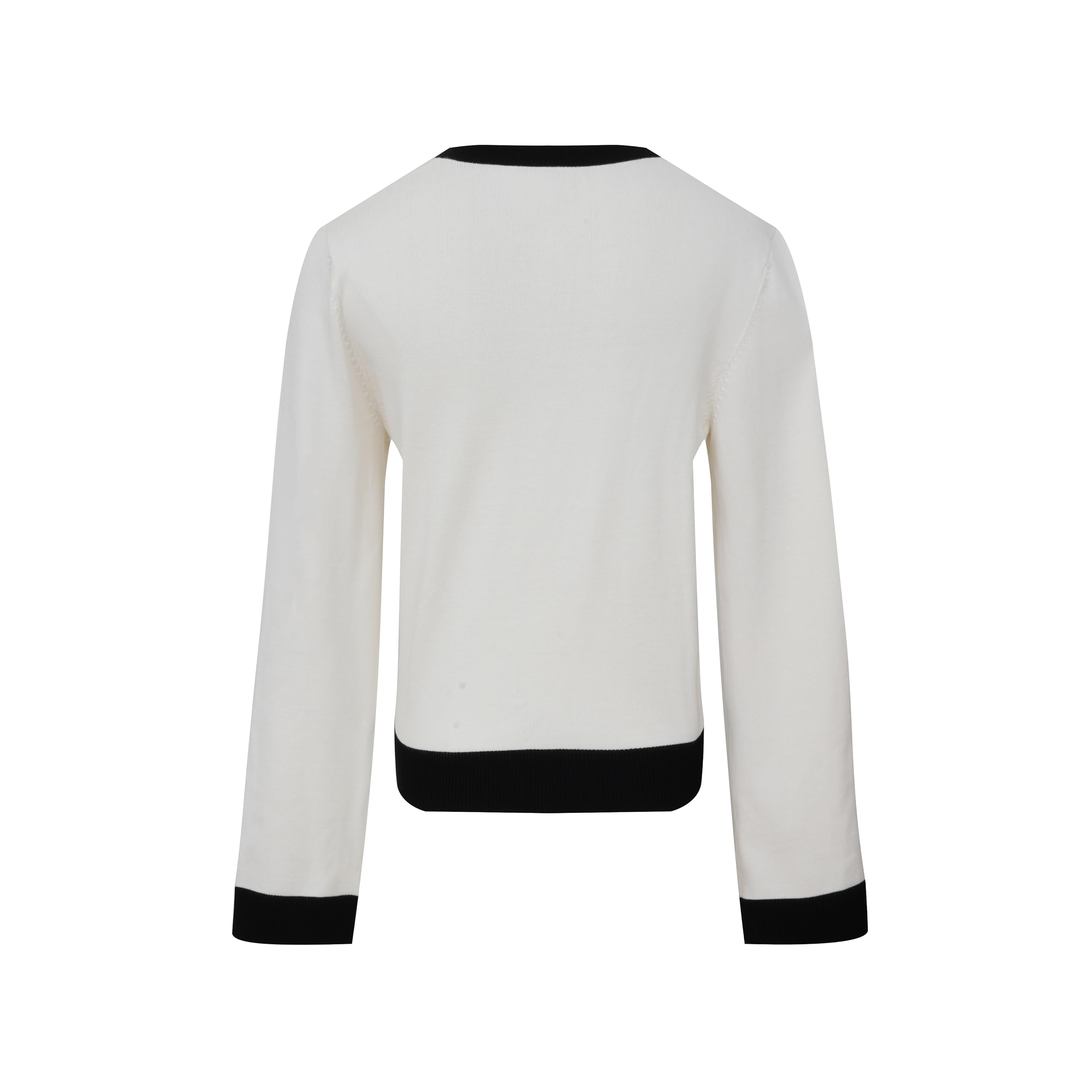 Women's Lightweight Knit Cardigan Sweater - Classic Long Sleeve Button Down Crew Neck Pullover for Fall & Winter | Perfect for Office, Casual Wear & Layering