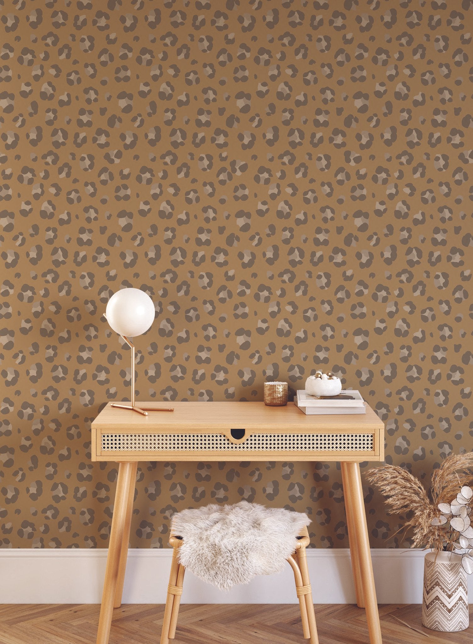 Stylish Feline Wallpaper for Home Decor - Perfect for Living Room, Bedroom & Nursery