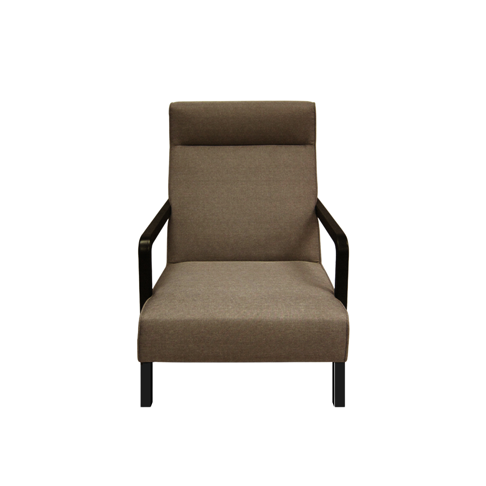 Swaff Armchair in Orange - Modern Comfortable Lounge Chair for Living Room, Bedroom & Office - Perfect for Relaxing, Reading & Decor