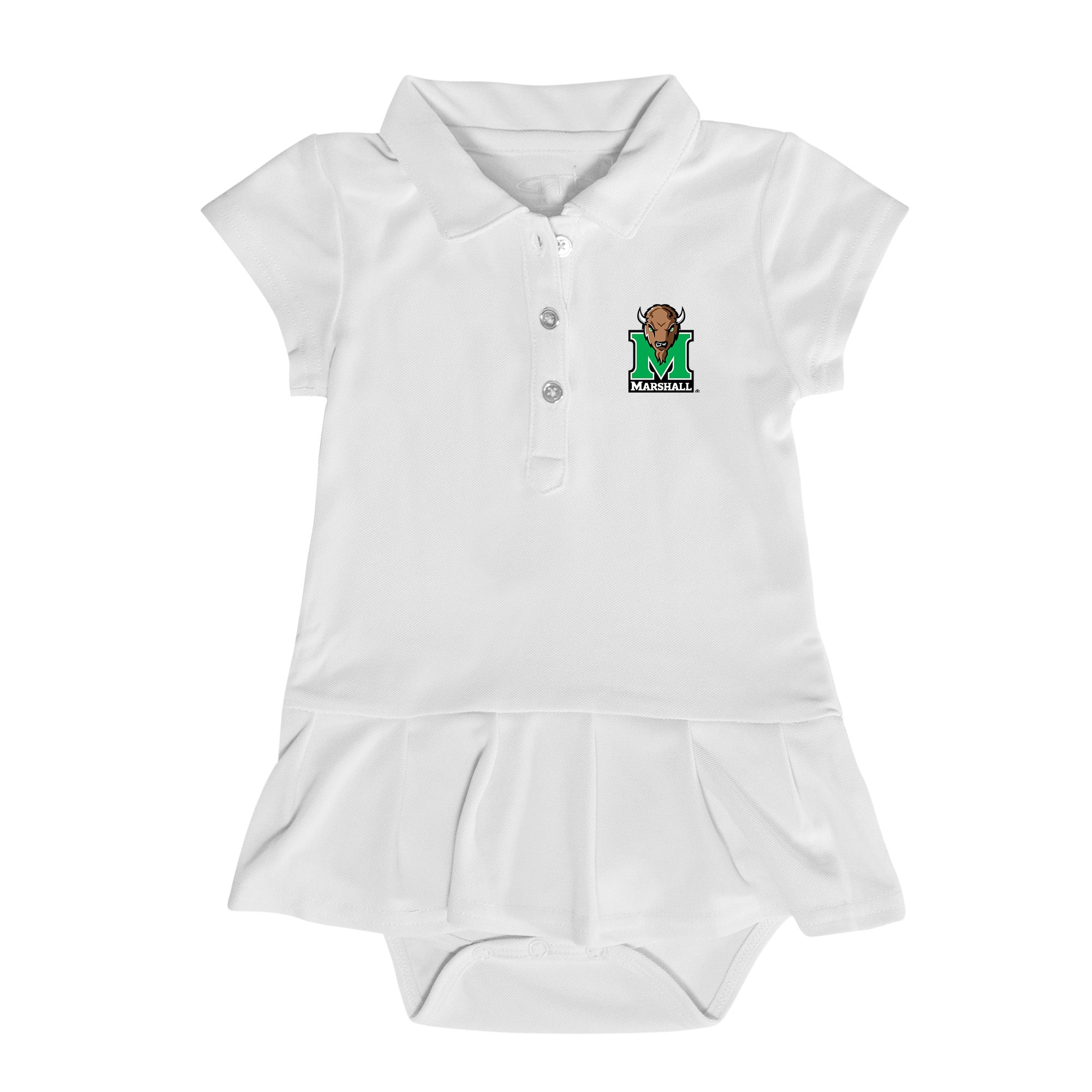 Marshall Thundering Herd Baby Girls' Dress - Cute Infant Outfit for Game Day & Family Photos - Perfect for Football Season, Birthday Parties & Special Occasions