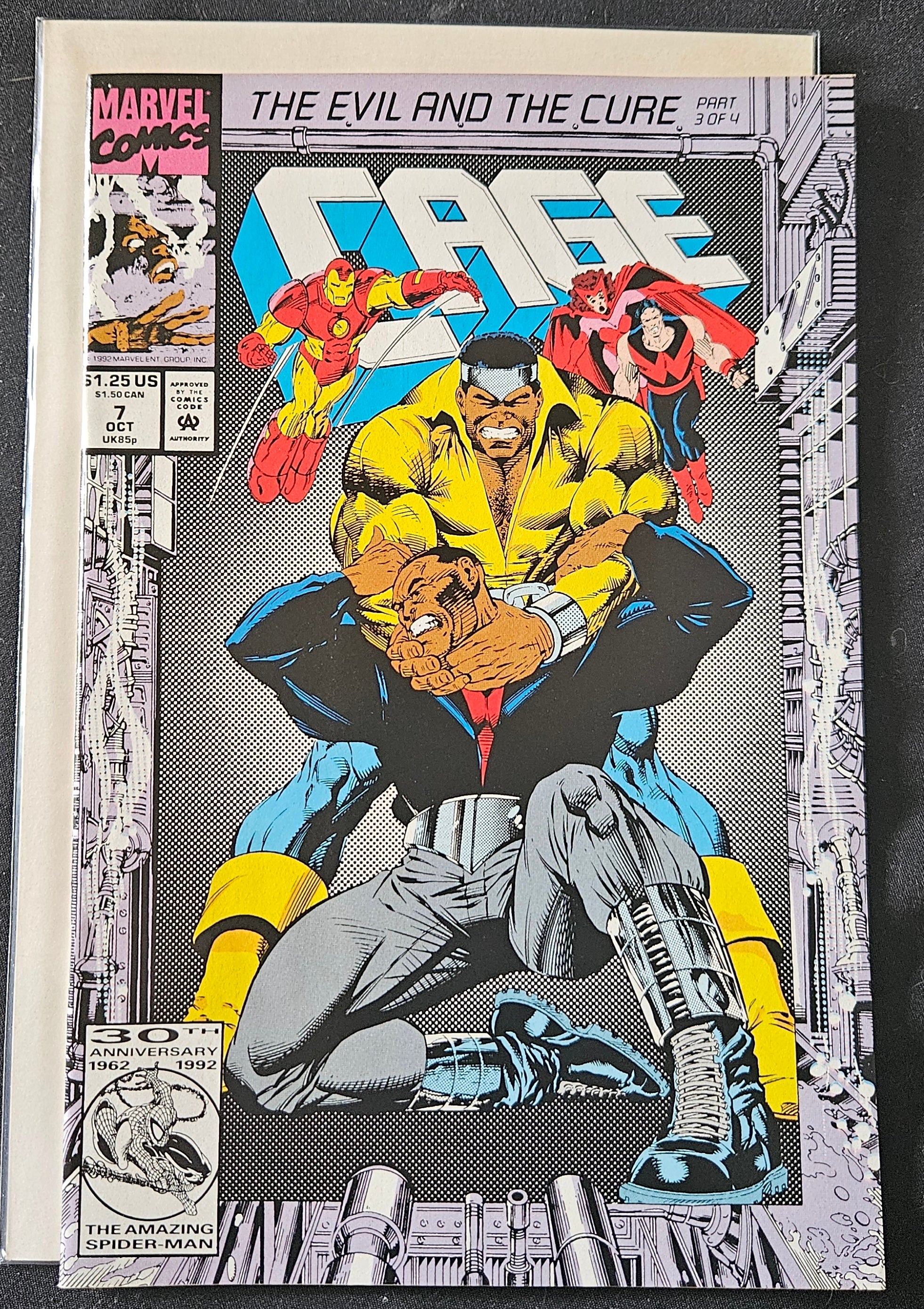 Marvel Comics: Cage #7 (October 1992) - The Evil and the Cure Part 3 of 4 | Rare Vintage Comic Book | Collectible Superhero Series | Perfect for Marvel Fans & Comic Collectors
