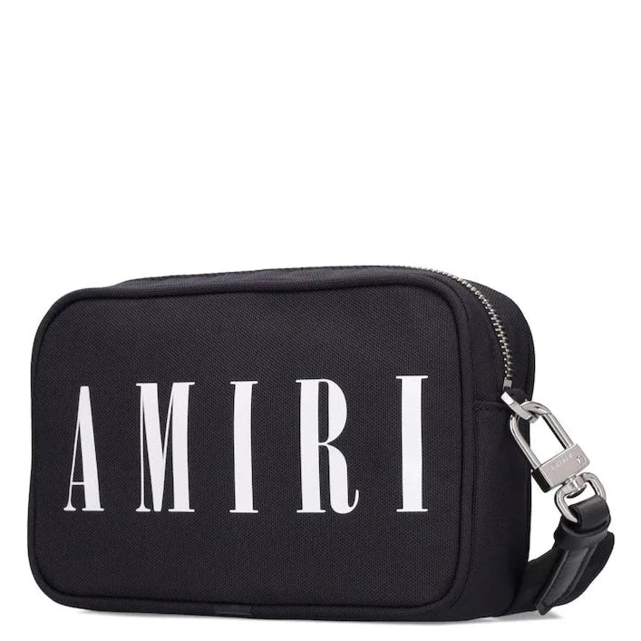 Amiri Nylon Logo Crossbody Bag for Men - Stylish Designer Shoulder Bag for Travel, Work & Everyday Use