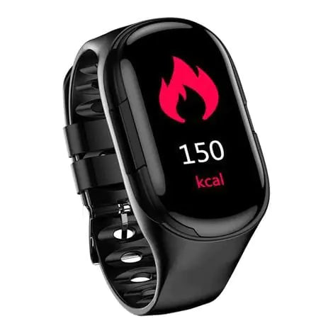 Smart Watch with TWS Bluetooth Earbuds & Heart Rate Monitor - Fitness Tracker, Sleep Monitor & Call Notifications for Android iPhone - Perfect for Workouts, Running & Daily Activity Tracking