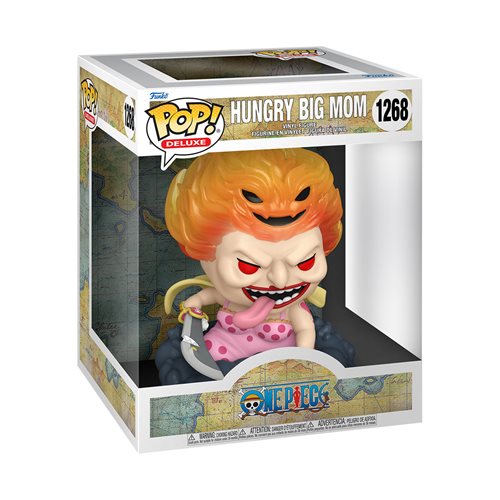 One Piece Anime Pop! Deluxe Vinyl Figure - Charlotte Linlin (Big Mom) Collectible Toy [1268] | Perfect for Anime Fans, Gift Giving & Display Shelf Decor