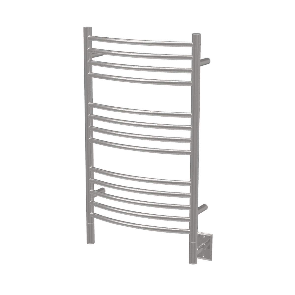 Premium Jeeves Wall Mount Electric C Curved Towel Warmer - Polished Finish for Bathroom & Spa Luxury | Fast Heating, Energy Efficient, Perfect for Hotels, Gyms & Home Use