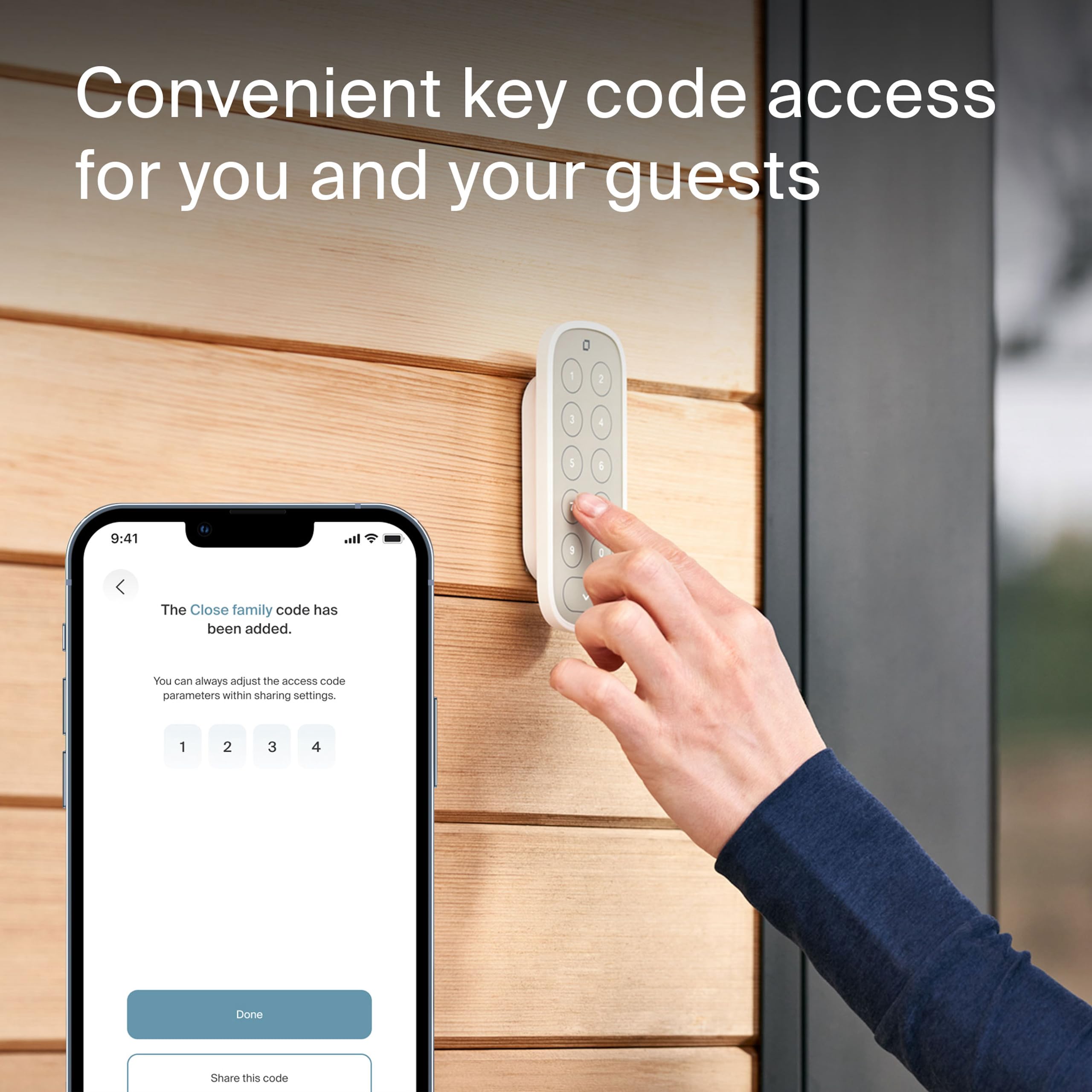 Level Lock (Wi-Fi) Smart Lock with Keypad - World's Smallest Keyless Entry System - Remote Lock/Unlock via App - Compatible with Apple HomeKit, Alexa & Google Assistant - Polished Brass Finish for Home & Office Security
