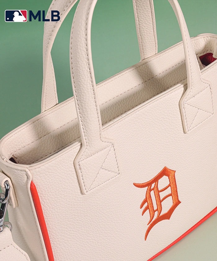 MLB Detroit Tigers Team Tote Bag with Baseball Coin Pouch - Perfect for Baseball Games, Shopping & Everyday Use