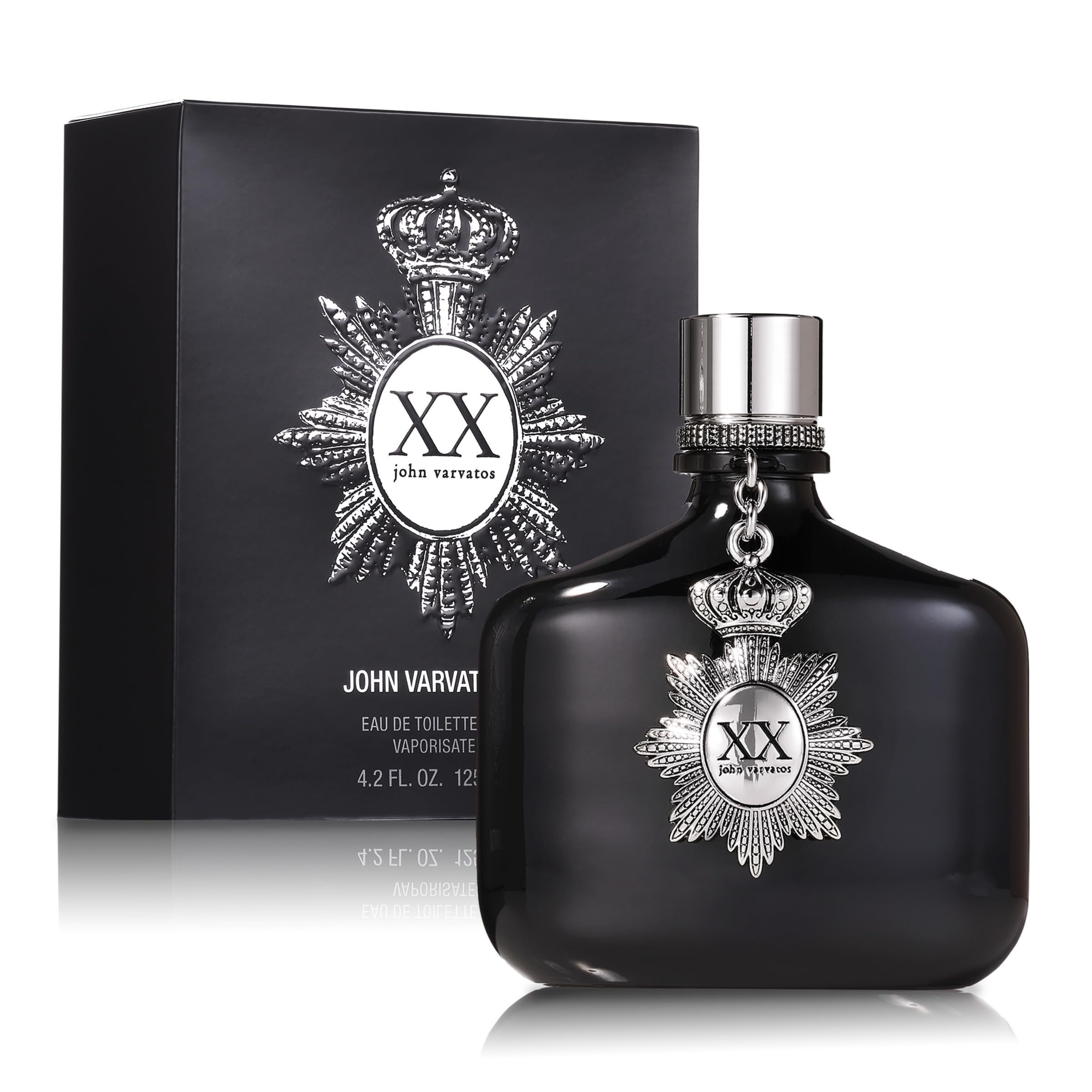 John Varvatos XX Men's Eau de Toilette Spray - Woody Oriental Cologne with Cardamom, Orange Flower & Sandalwood Notes | Perfect for Date Night, Office & Special Occasions