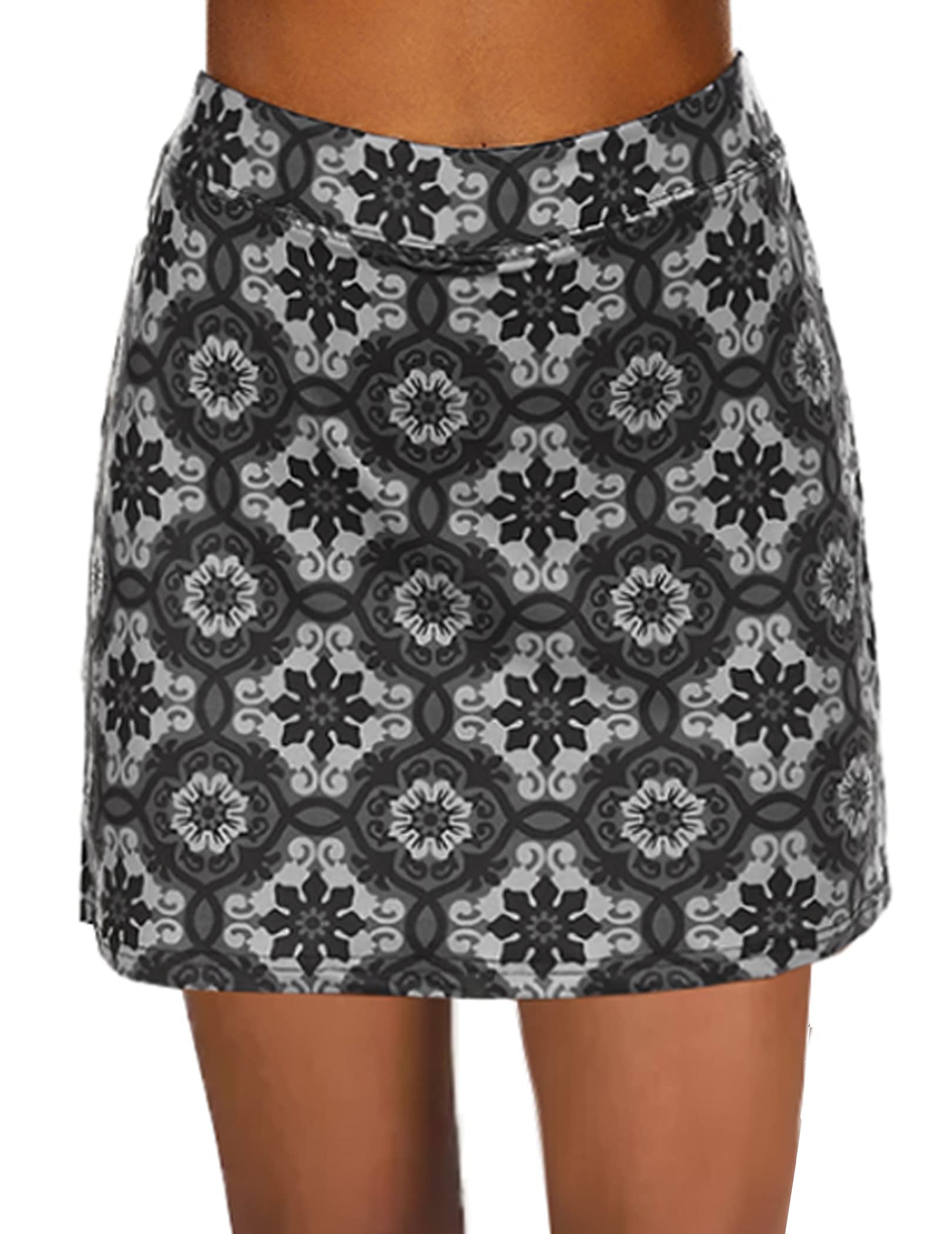 Ekouaer Women's Athletic Skorts - Lightweight Golf Skirts with Inner Shorts & Pockets for Tennis, Workout, Sports & Pickleball | Perfect for Golf, Running, Yoga & Gym Activities