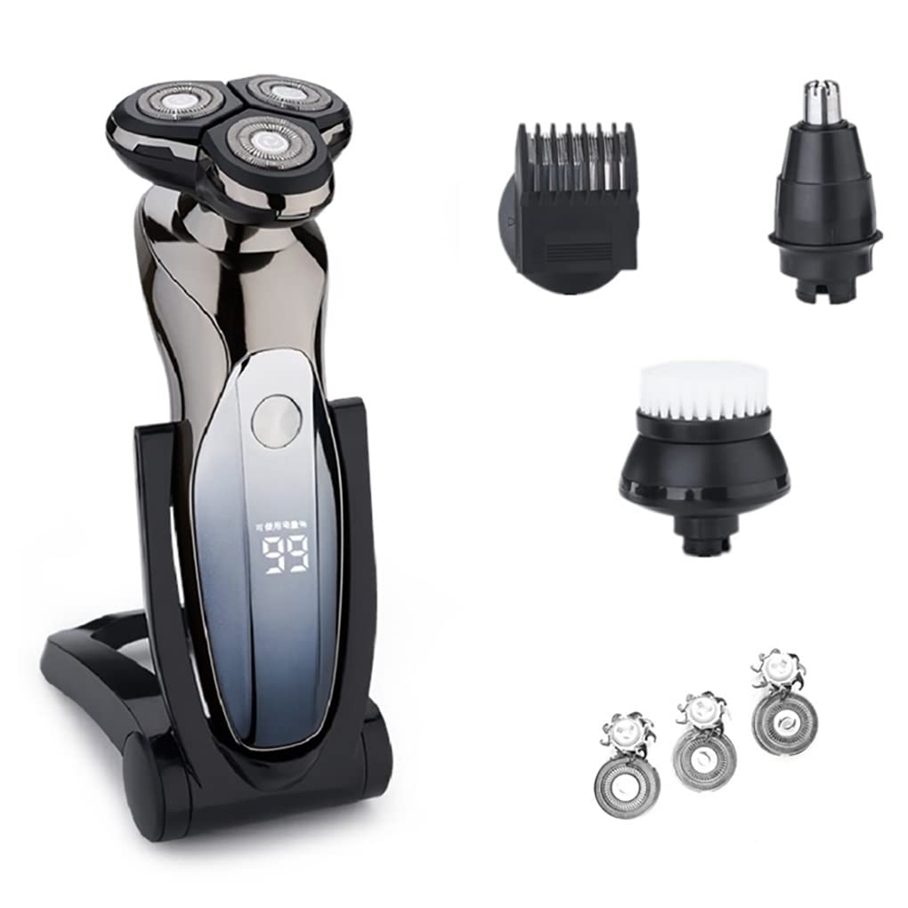 Best Electric Head Shavers for Bald Men - 4D Floating Head Beard Trimmer & Body Groomer - Waterproof Men's Shaving Kit for Smooth Head & Body Shaving - Perfect for Travel, Gym & Daily Grooming Routine
