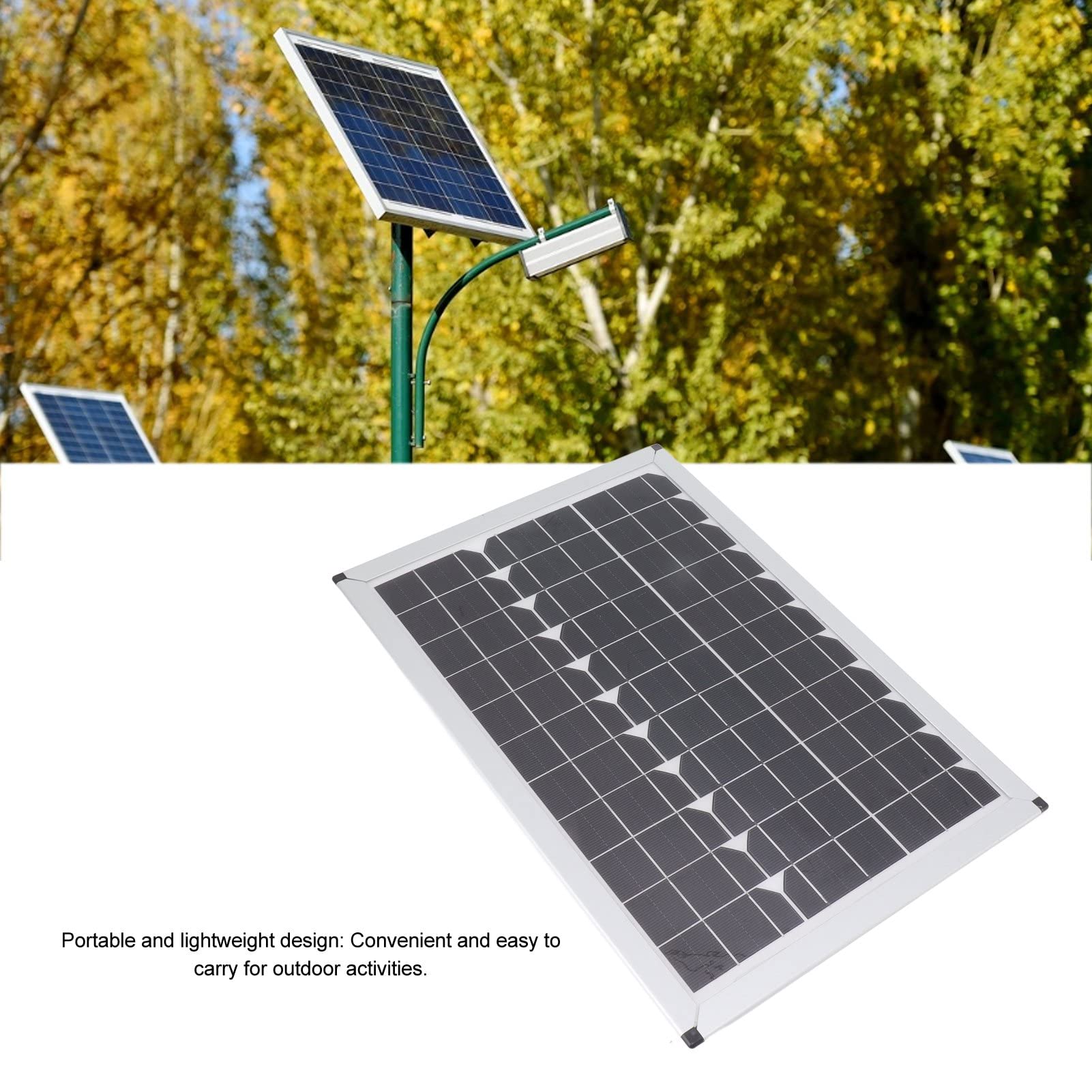 100W 12V/24V Monocrystalline Solar Panel Kit with 20A Charge Controller - Complete Off-Grid Power Solution for RV, Boat, Marine, Caravan, Camping & Home Backup | Portable Solar Energy System for Outdoor Adventures & Emergency Power Supply