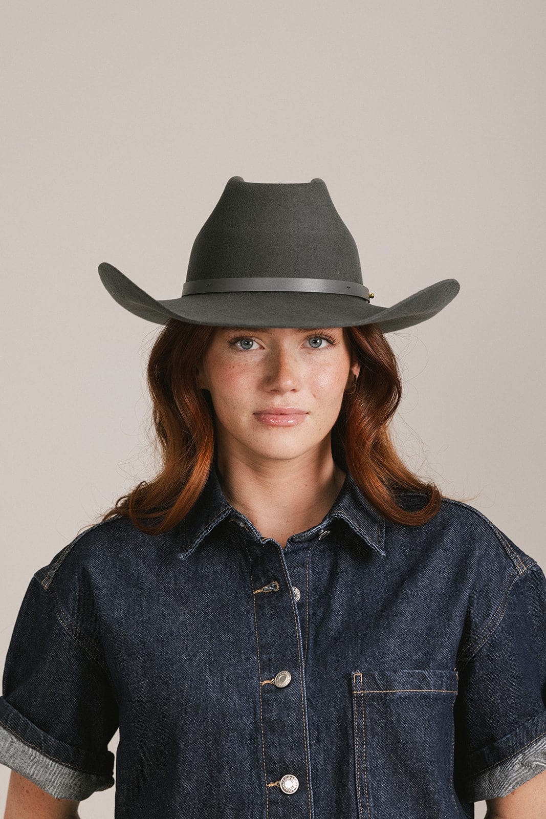 Shane Genuine Leather Cowboy Hat for Men & Women - Western Rodeo Style Sun Protection - Perfect for Country Music Festivals, Rodeos & Outdoor Adventures