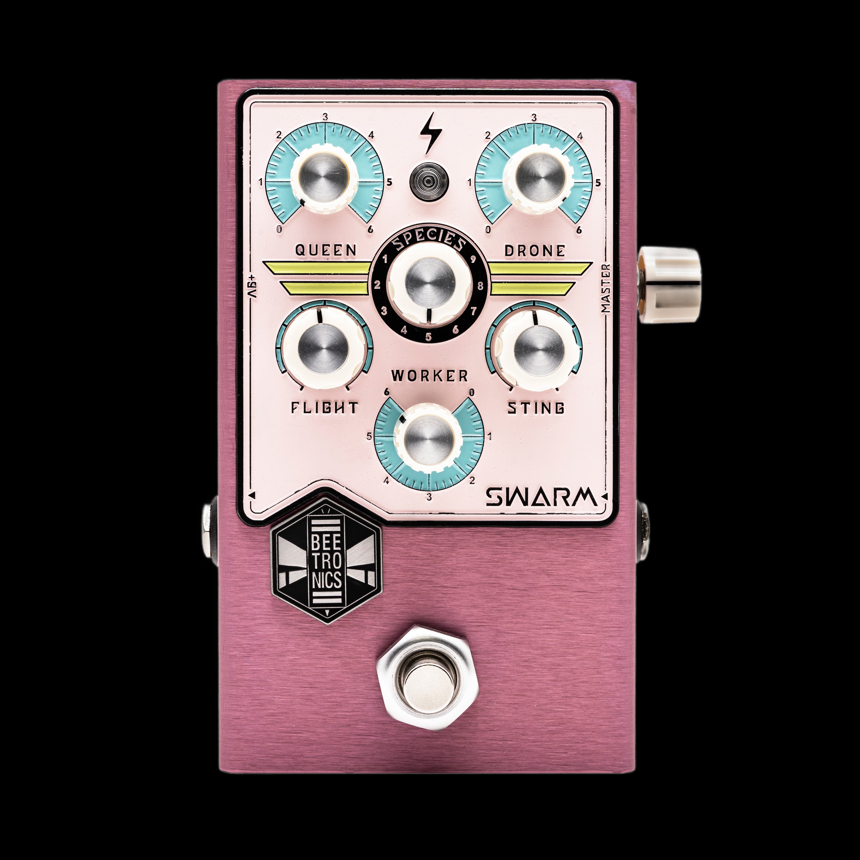 Beetronics FX Swarm Fuzz Harmonizer Limited Edition Majin Bee Guitar Pedal - Rare Collector's Item (Only 10 Made) - Perfect for Professional Musicians & Studio Recording