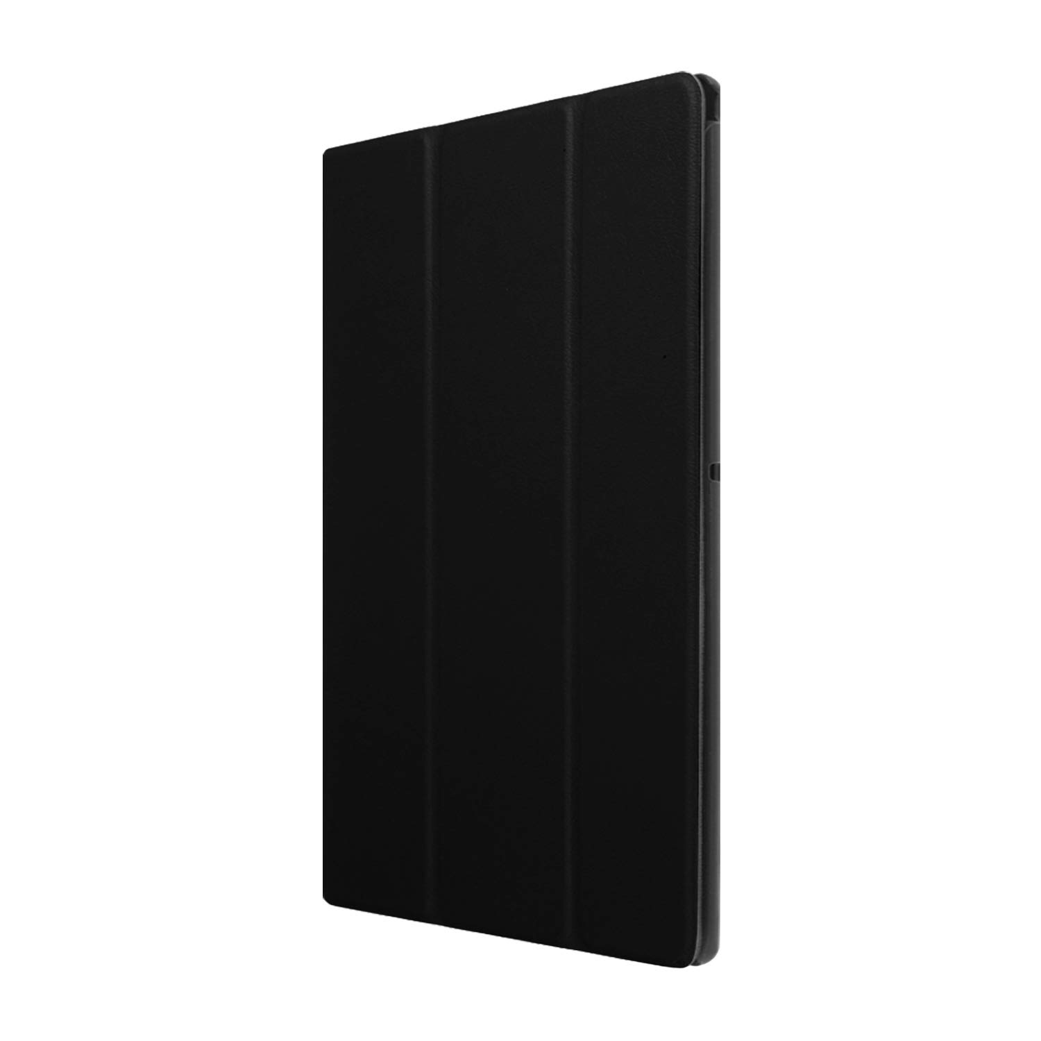 Sony Xperia Z4 Tablet Case - Full Body Protection Flip Leather Cover with Bumper, Tablet Holder & Shell Protector (Black) - Perfect for Work, Travel & Daily Use