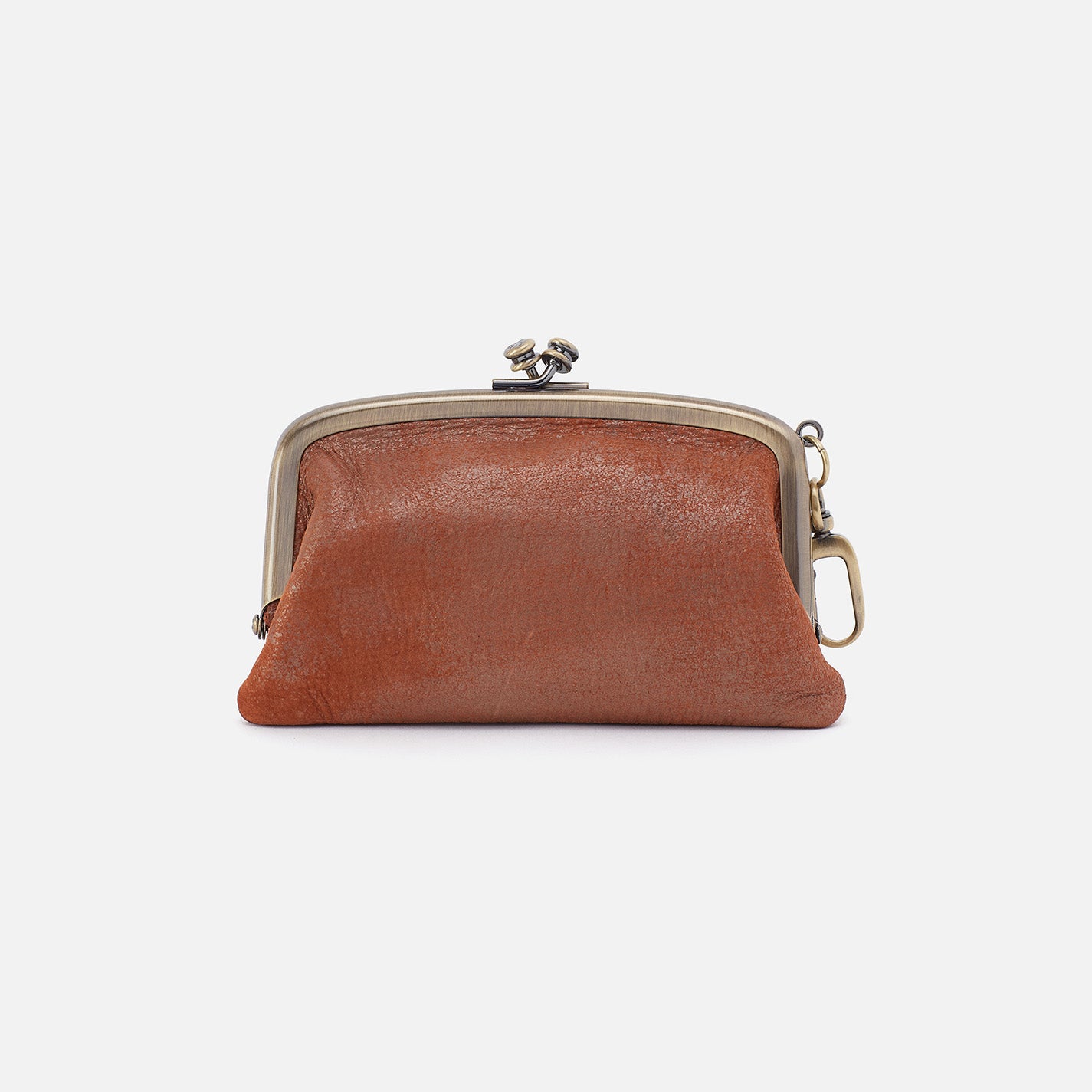 Stylish Cheer Frame Pouch in Premium Metallic Leather with Patina Finish - Perfect for Parties, Gifts & Everyday Use