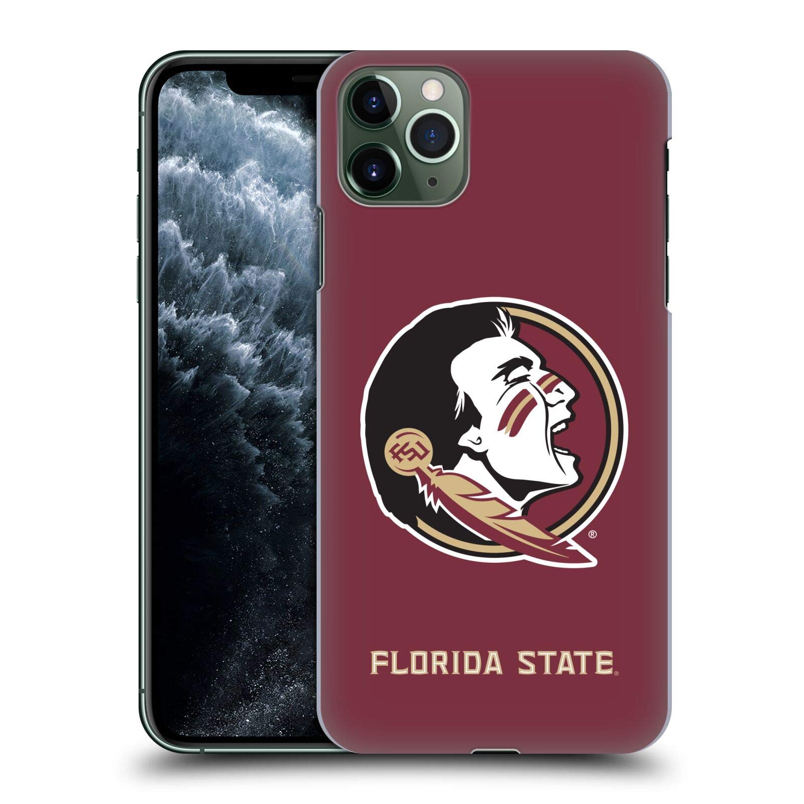 Officially Licensed Florida State University FSU Hard Back Phone Case for Apple iPhone 11 Pro Max - Durable Protection for School, Travel & Everyday Use