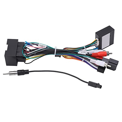 Aramox 16Pin Car Radio Wiring Harness with CAN Bus Box - Compatible with Chevrolet Cruze TRAX Malibu | Premium Audio Cable Replacement for Enhanced Car Stereo System | Perfect for DIY Car Audio Upgrades & Professional Installations