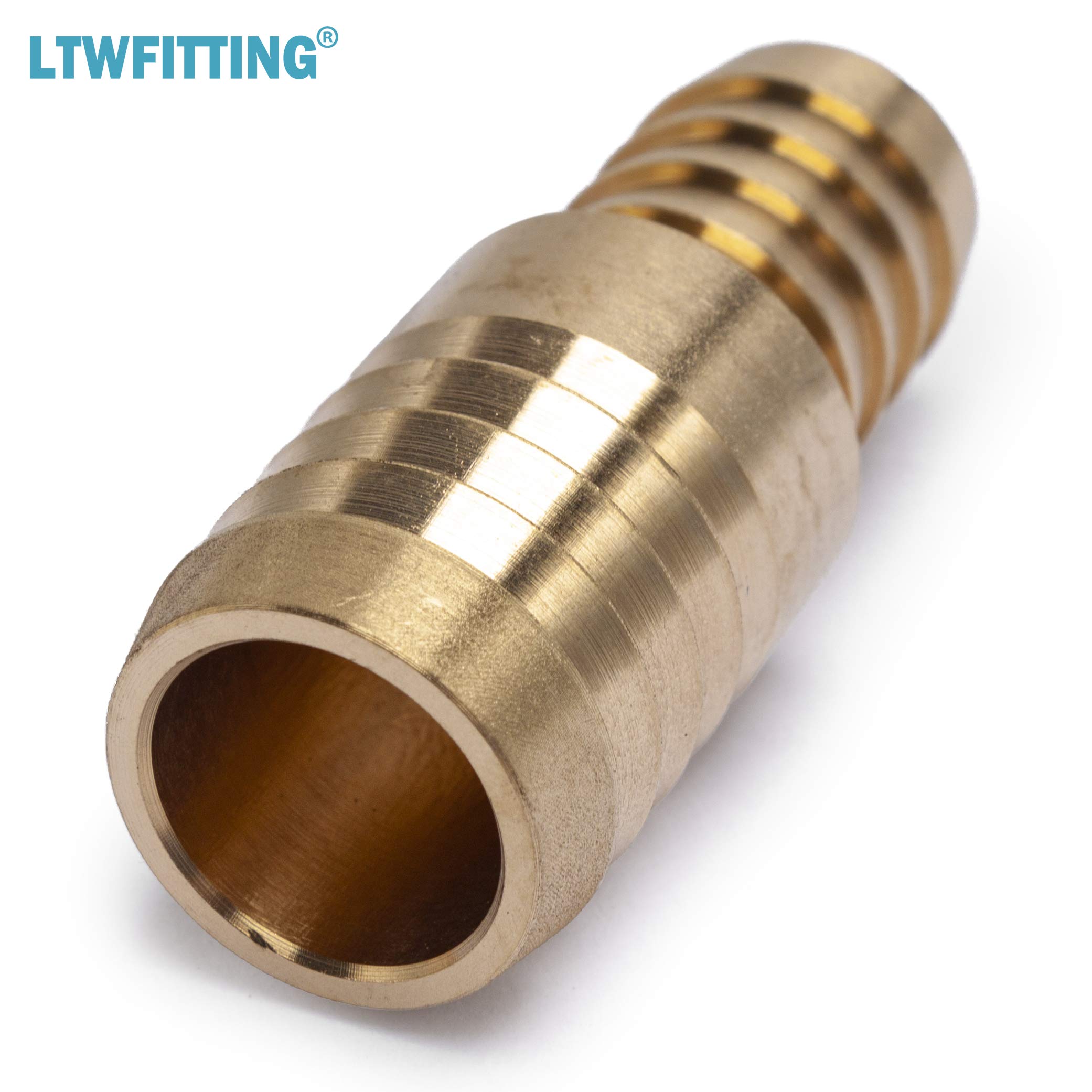 LTWFITTING Brass Barb Hose Reducer Connector 1/2