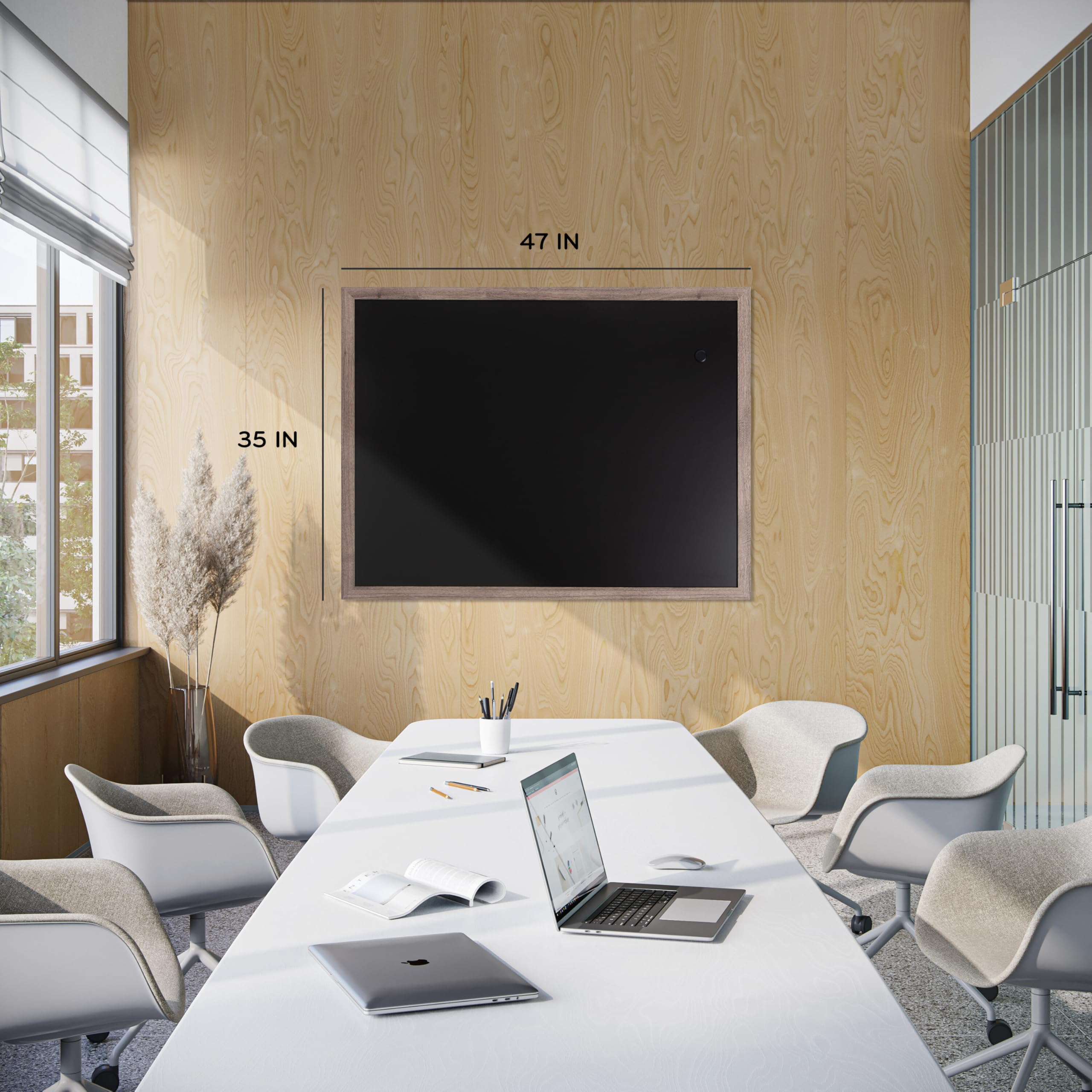 U Brands Magnetic Chalkboard 47