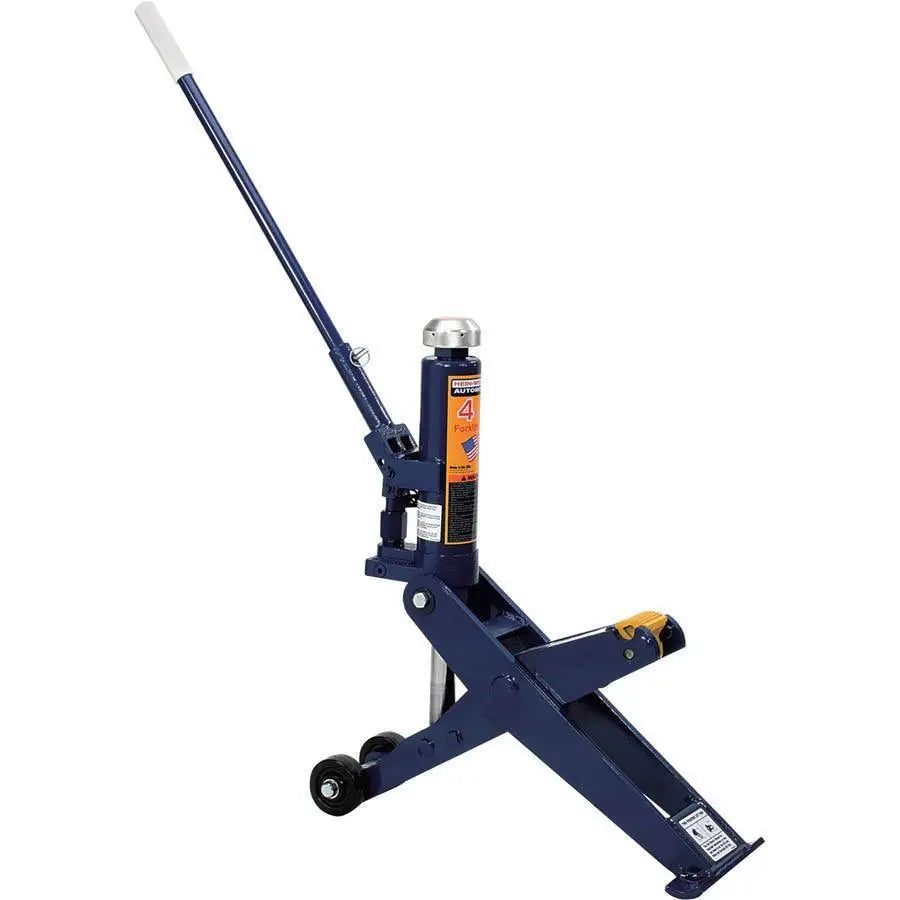 Hein Werner HW93659 4 Ton Hydraulic Forklift Jack - Heavy Duty Warehouse Equipment for Loading, Unloading & Material Handling