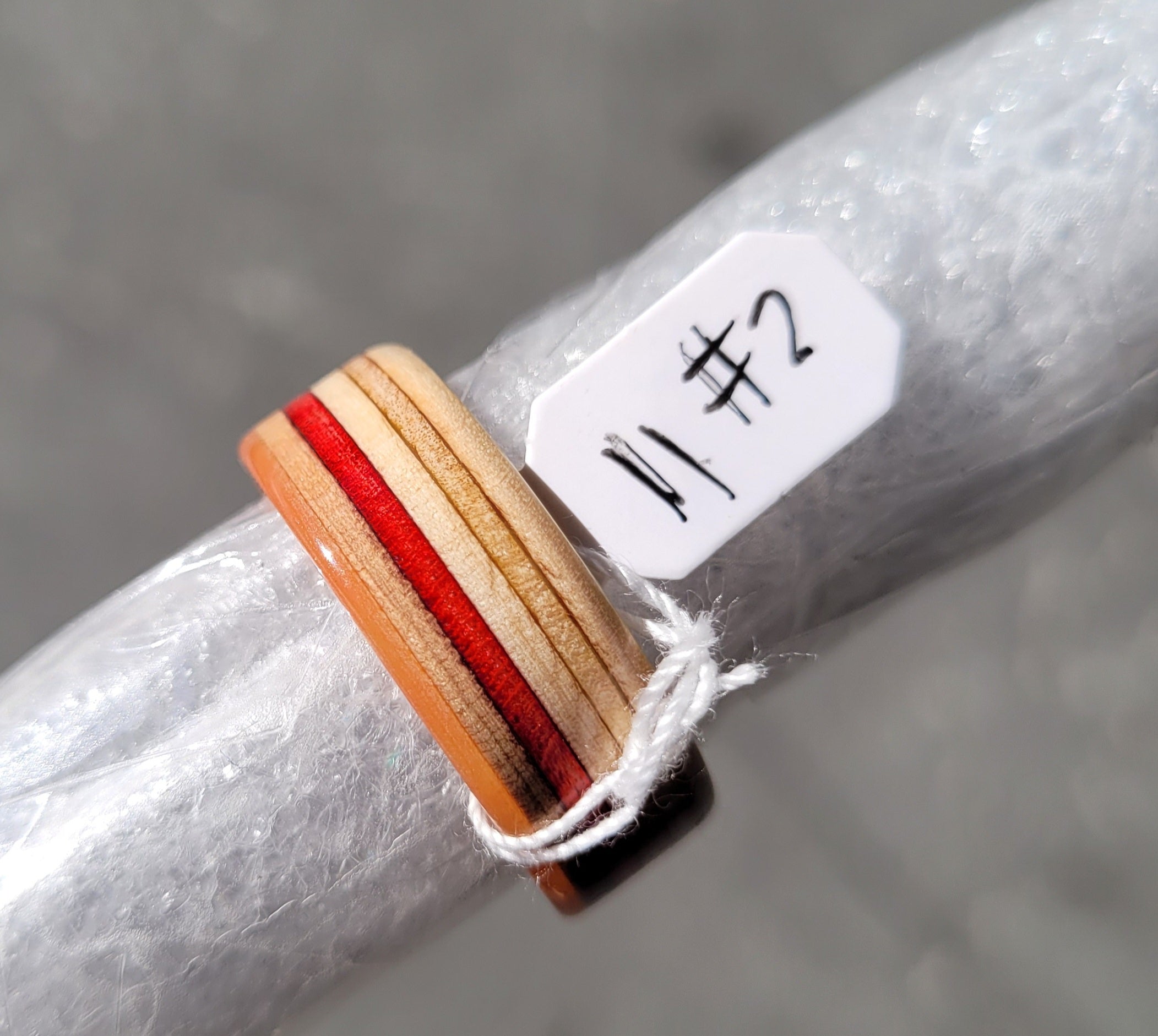 Recycled Bo Tuff Skateboard Ring Size 11 - Eco-Friendly Durable Skateboarder Jewelry for Men & Women - Perfect for Skateboarding, Streetwear Fashion & Punk Style Accessories