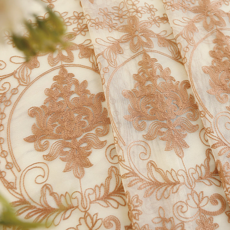 Adilynn White Sheer Gauze Grommet Curtains for Living Room & Bedroom - Custom Window Treatments for Privacy & Light Filtering
