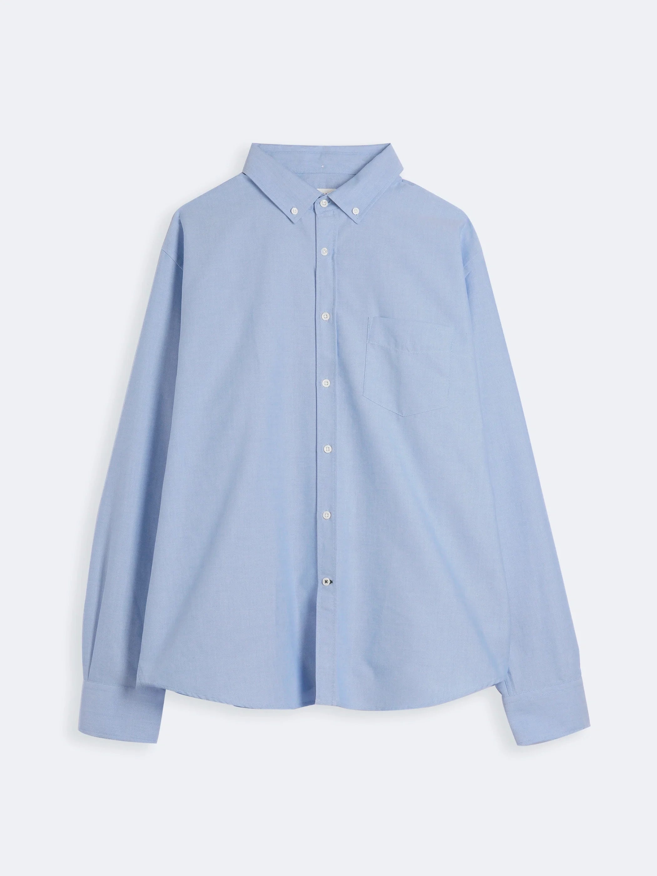 Premium Oxford Shirt for Men - Classic Blue Button-Down Dress Shirt | Business Casual & Office Wear