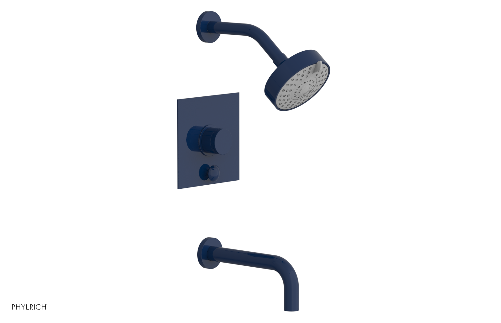 BASIC II Pressure Balance Tub and Shower Faucet Set 230S 26 - Chrome Finish for Bathroom & Shower Installation | Perfect for Modern Home Renovation & Spa-Like Experience