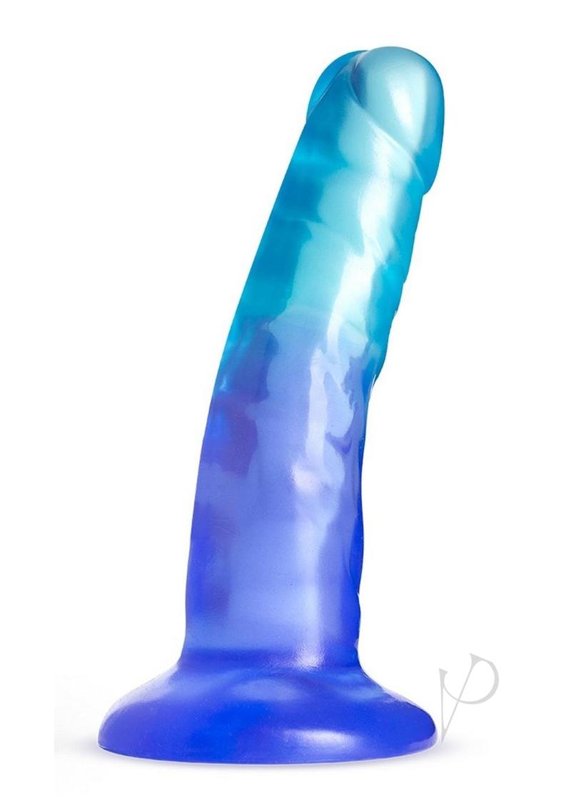 B Yours Morning Dew Dildo 5 Inch Indigo Blue Aqua - Waterproof Silicone Adult Toy for Couples & Solo Play, Perfect for Sensual Massage & Intimate Moments