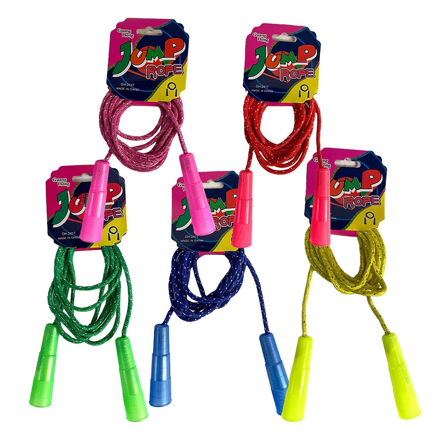 12-Pack Small Assorted Jump Ropes for Kids & Adults - Durable Skipping Ropes for Fitness, Workouts, and Outdoor Play