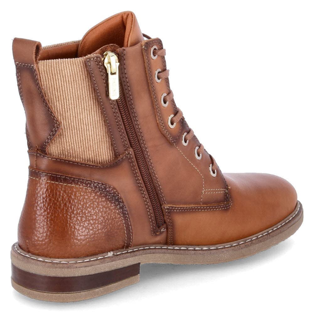 PIKOLINOS Women's Leather Flat Ankle Boots - Aldaya Style Comfortable Casual Shoes for Walking, Work & Everyday Wear