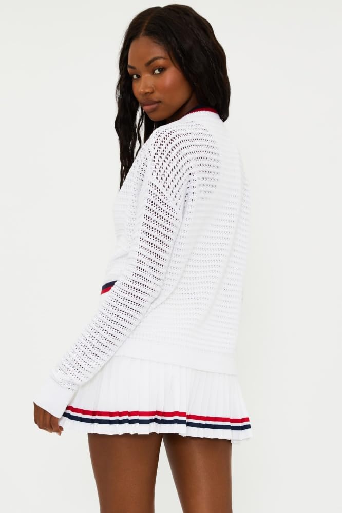 Beach Riot Women's Gene Cardigan - Lightweight Knit Sweater for Spring & Fall - Casual Loose Fit Open Front Cover-Up for Beach, Travel & Lounge
