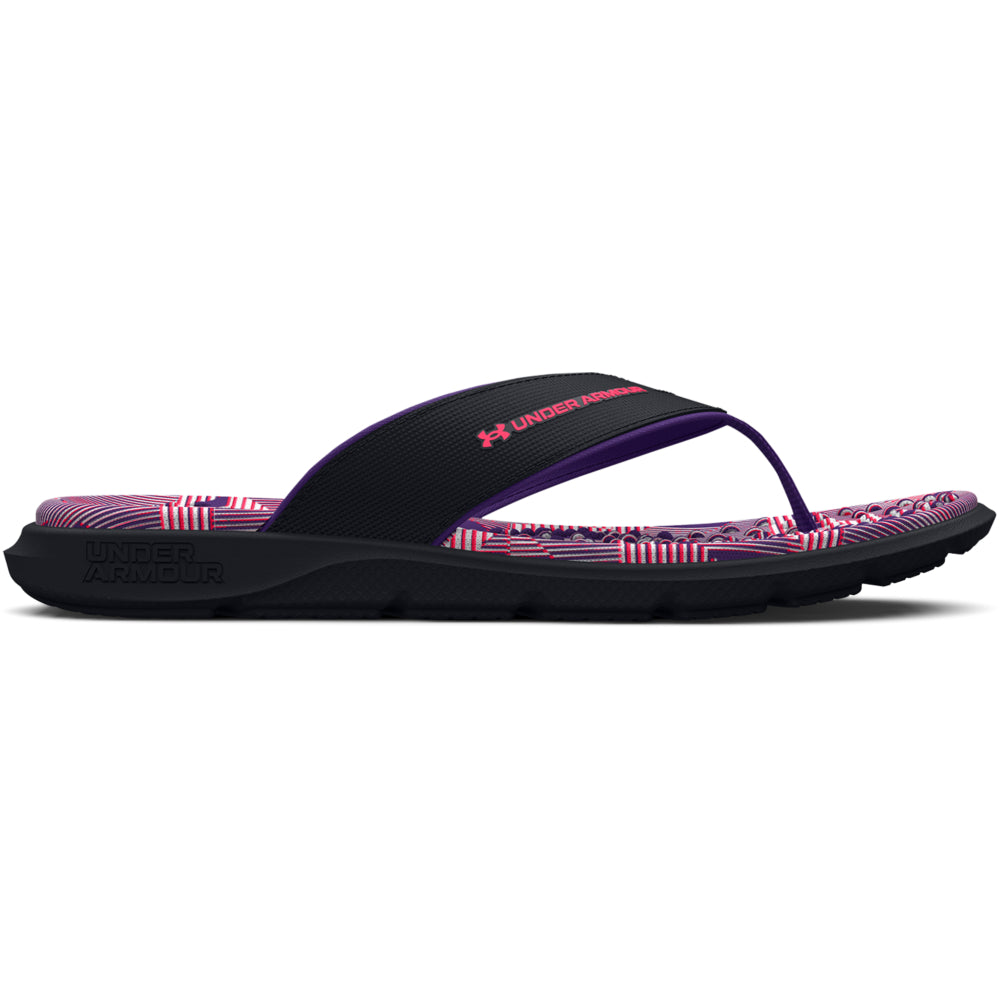 Under Armour Girls' Ignite Marbella Graphic Sandals - Lightweight & Comfortable Water Shoes for Beach, Pool & Summer Outdoor Activities