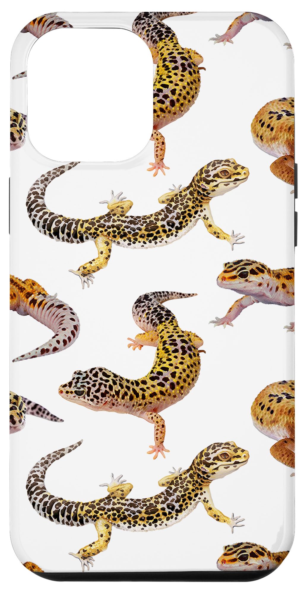 iPhone 12 Pro Max Case - Premium Leopard Gecko & Reptile Design - Perfect for Pet Lovers & Wildlife Enthusiasts - Great for Daily Use, Travel & Outdoor Adventures