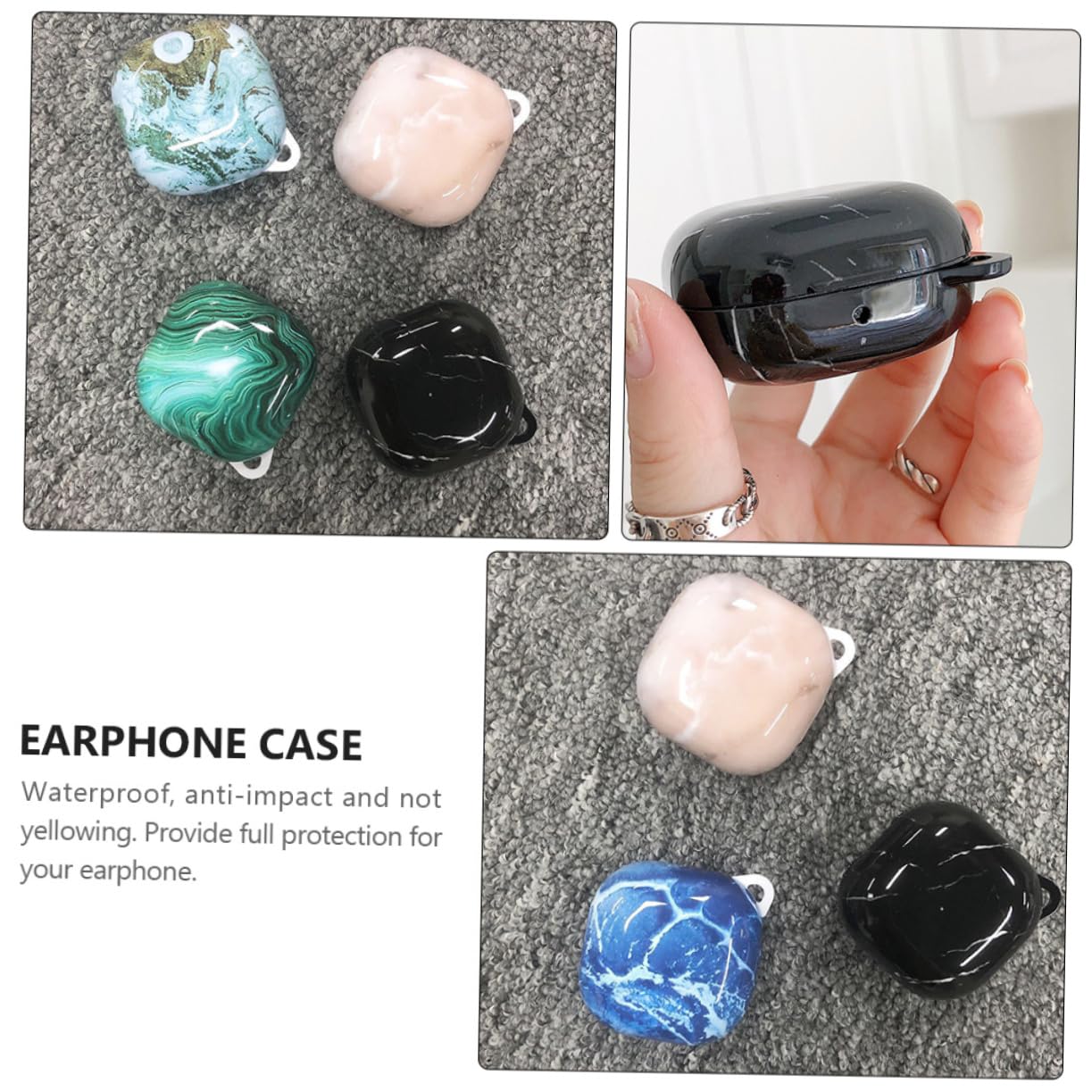 Artibetter 3 Pack Earphone Case - Protective Headset Charging Storage Pouch for Wireless Earbuds | Perfect for Travel, Gym & Daily Use