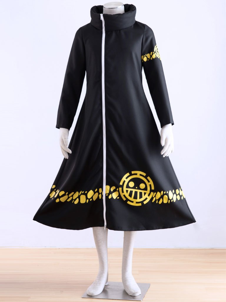 Trafalgar Law Coat Cosplay Costume - Anime One Piece Replica Jacket for Halloween & Comic Con | Premium Quality Cosplay Outfit for Fans & Collectors