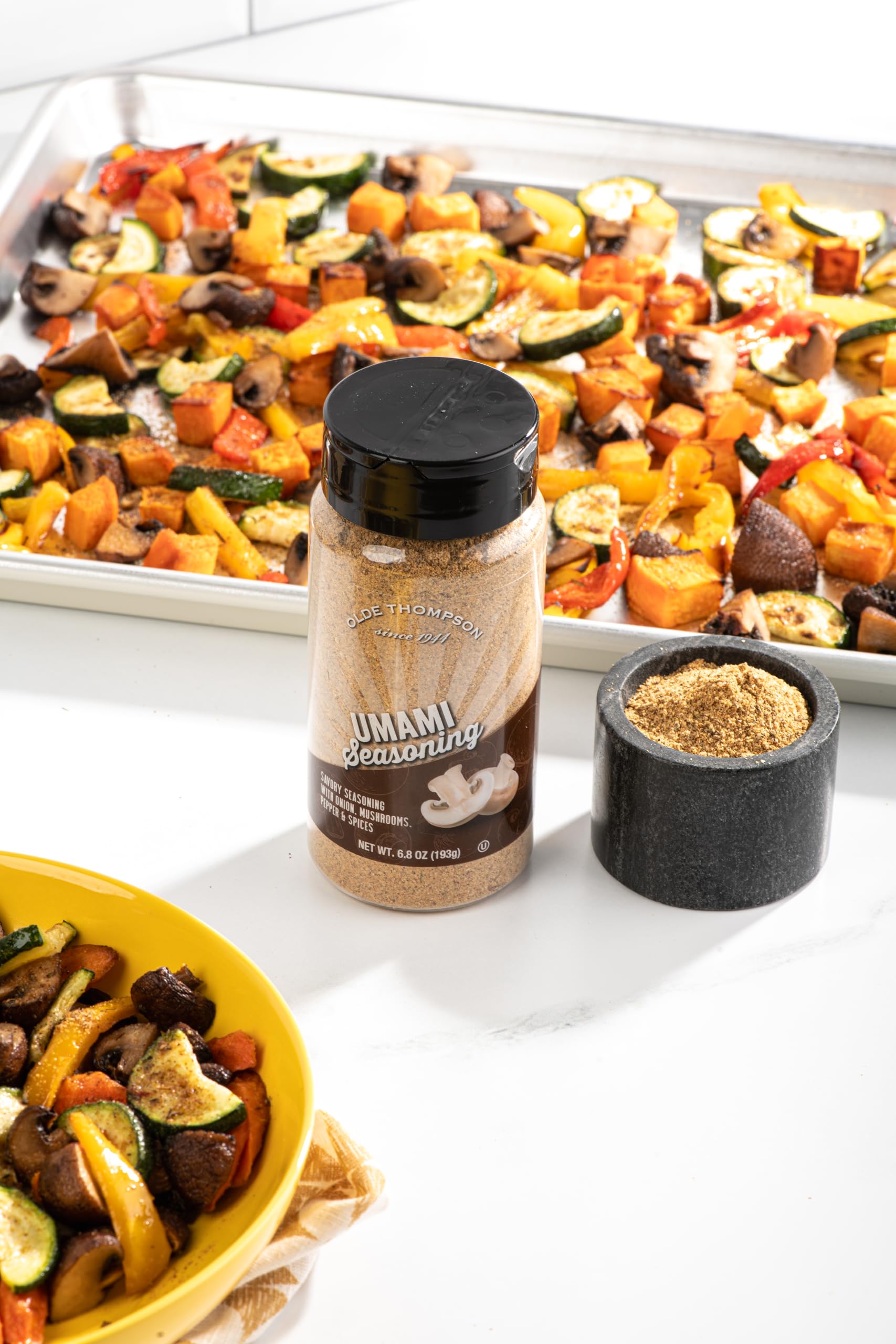 Olde Thompson Umami Seasoning - Savory Mushroom Blend with Onions & Peppers, 6.8 oz | Perfect for Grilling, Roasting & Enhancing Soups & Stews