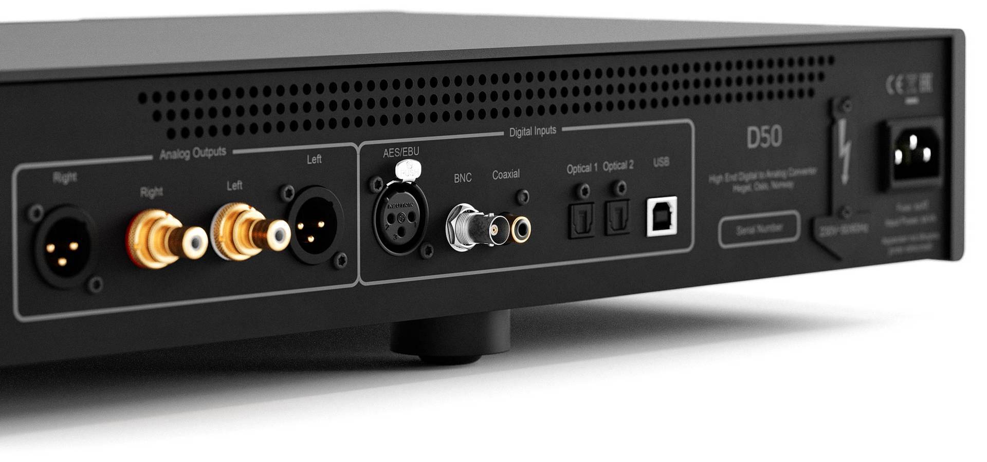 Hegel D50 The Raven Reference DAC - High-End Digital-to-Analog Converter for Audiophiles - Perfect for Home Audio Systems & Studio Recording