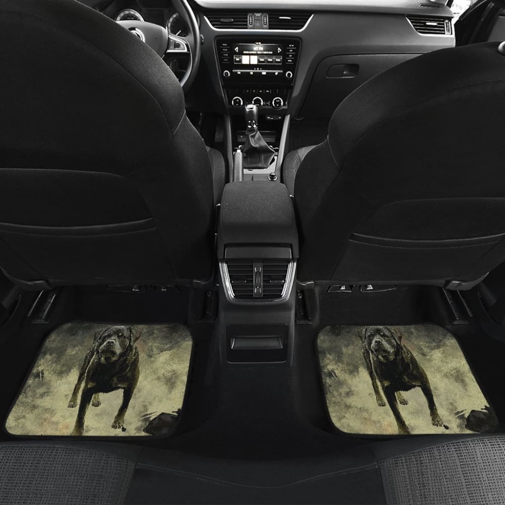 Premium Rottweiler Car Floor Mats - Non-Slip Custom Fit Pet Lover Gift for Dog Owners | Perfect for SUVs, Trucks & Sedans