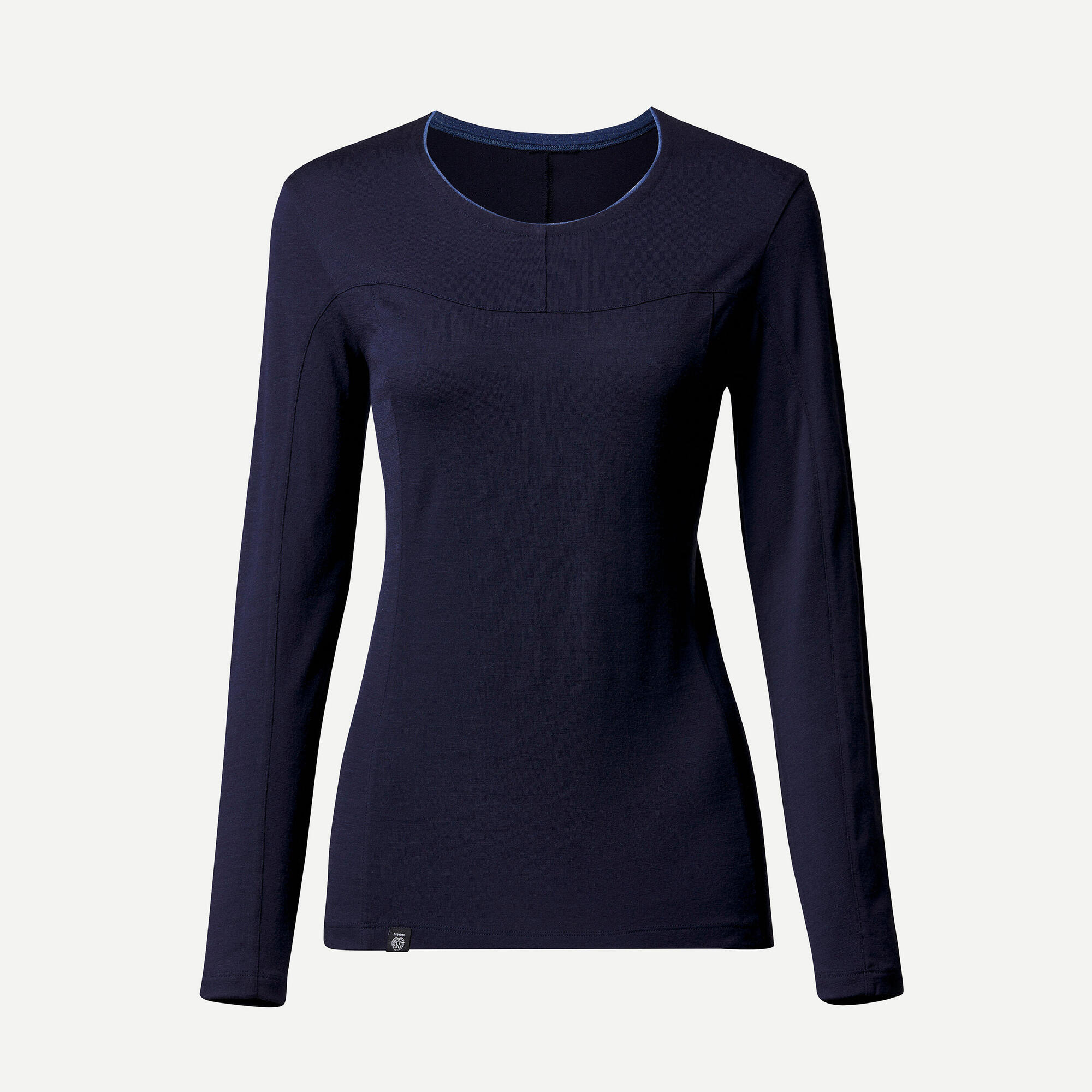 Forclaz Women's MT500 Long Sleeve Merino Wool T-Shirt - Burgundy Red - Hiking & Outdoor Activities Base Layer