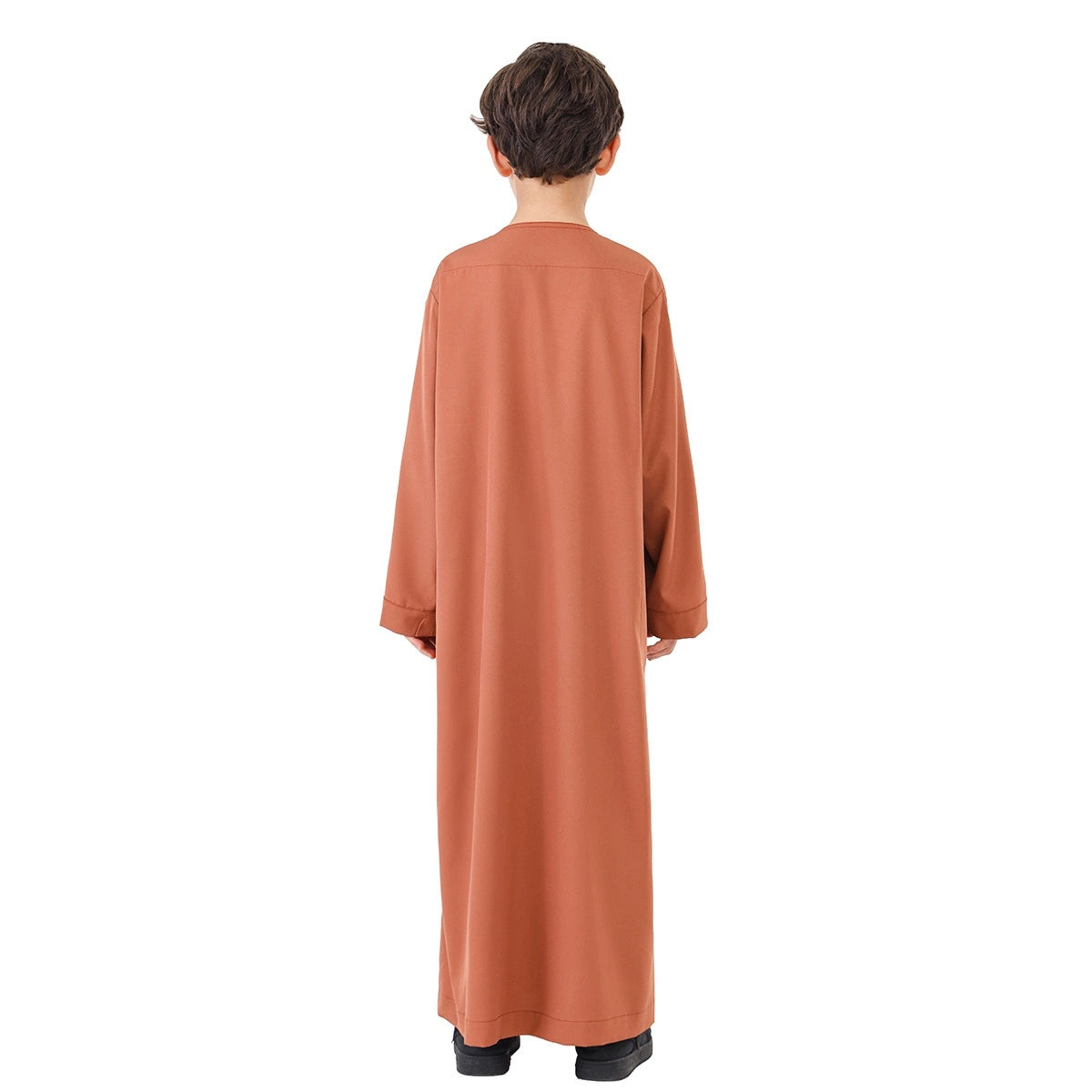 Arab Boy Thobe Middle East Thawb #B24887 - Traditional Islamic Robe for Kids - Perfect for Eid, Weddings & Special Occasions