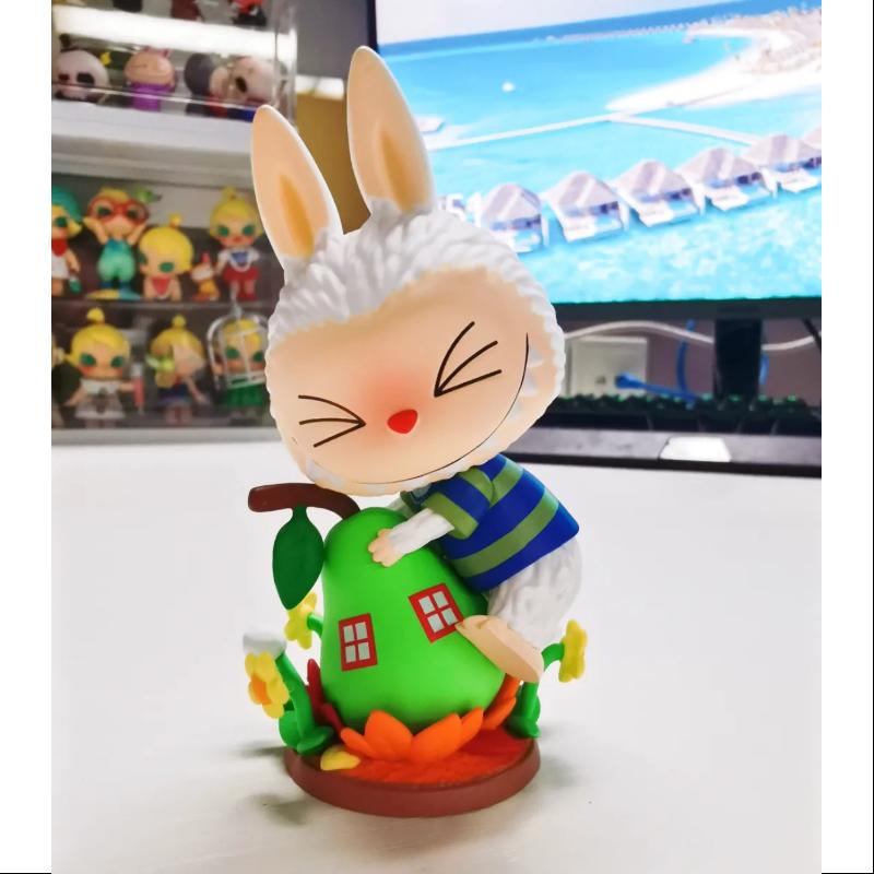 Labubu The Monsters Fruits Series Pear Collectible Figure - Cute Vinyl Art Toy for Display, Gift & Anime Decor | Perfect for Shelf Decorations, Kawaii Collections & Pop Culture Enthusiasts