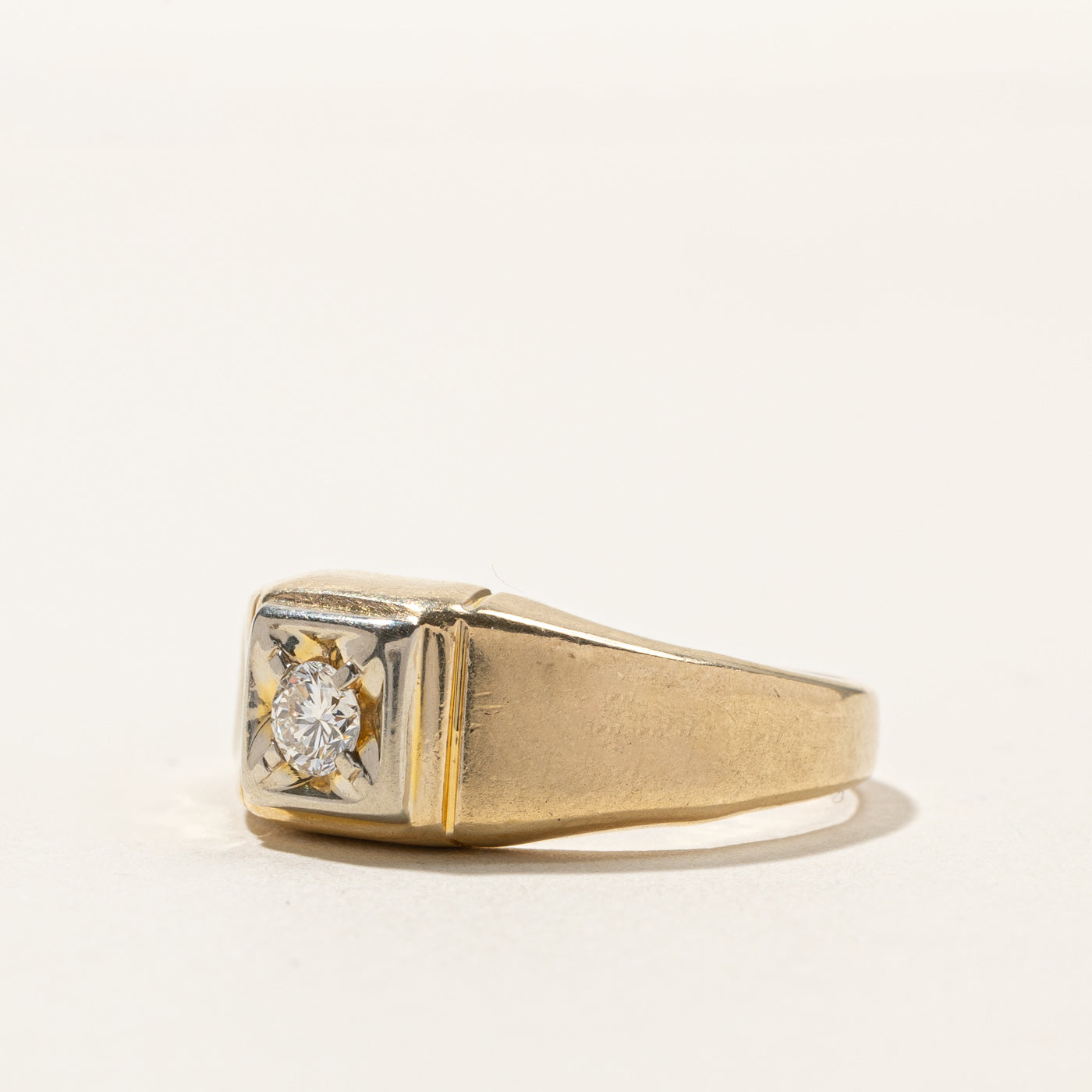0.20ct Diamond Claw Set Engagement Ring for Women | Size 9.75 | Wedding, Proposal, Anniversary Gift | Solitaire White Gold Band