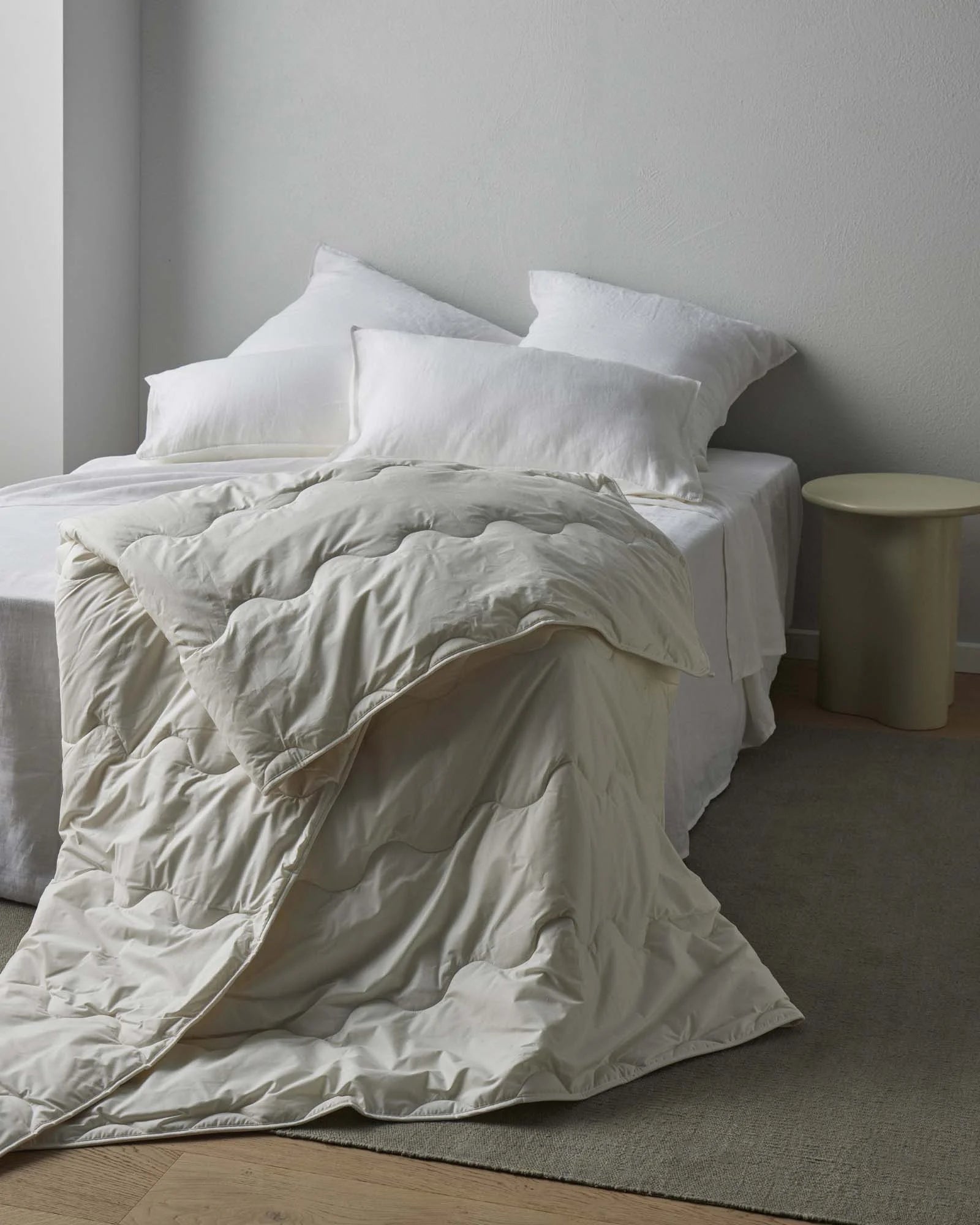Premium New Zealand Wool Duvet Insert - Double Size, All-Season Comfort for Allergy Relief & Temperature Regulation | Ideal for Bedroom, Guest Room & Eco-Friendly Home