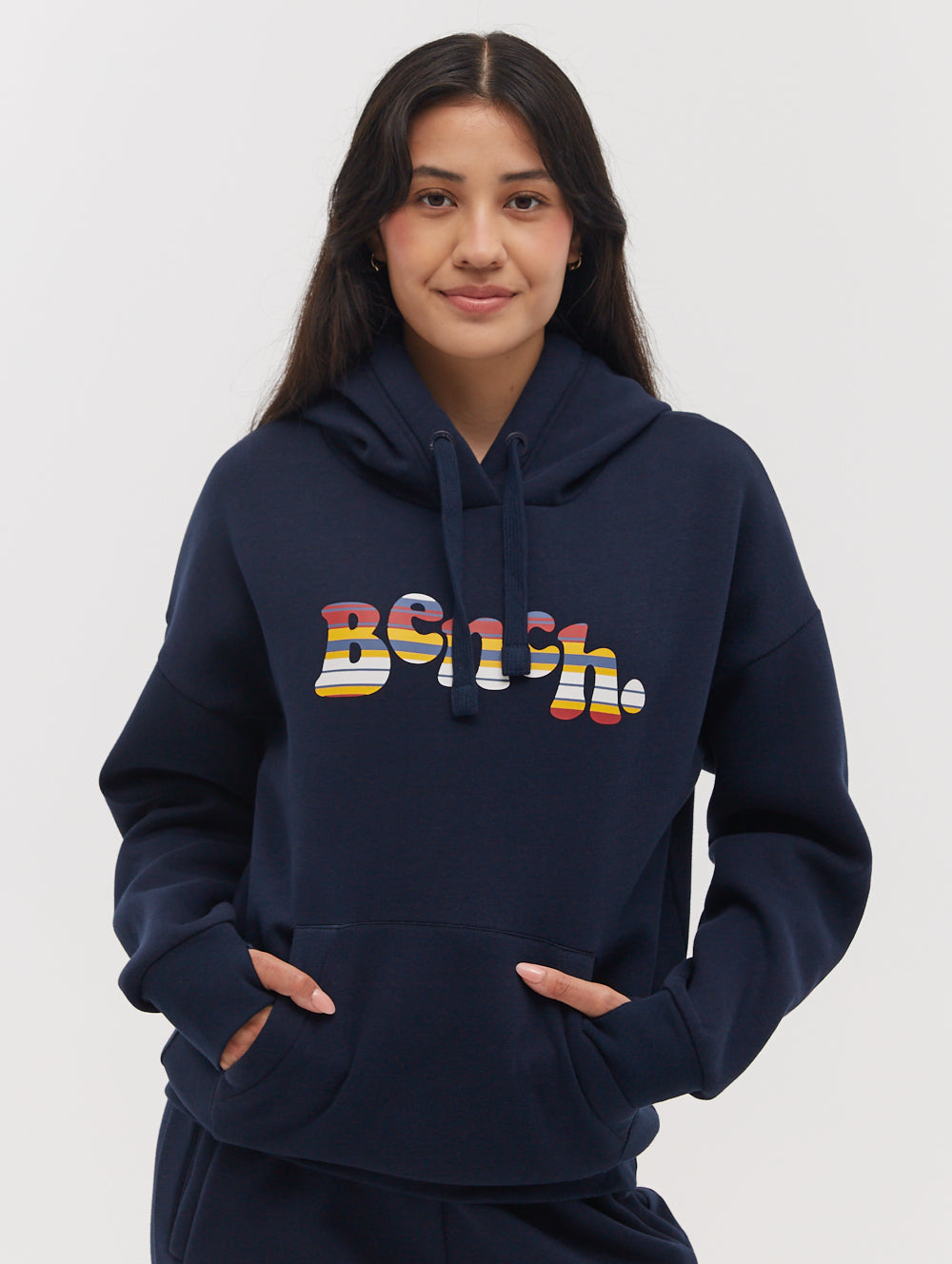 Farrih Retro Logo Hoodie for Men & Women | Vintage Style Pullover Sweatshirt | Cozy Casual Wear for Street Fashion & Winter Outfits