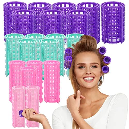NYAMAH SALES 10 Pack Hair Curling Flexi Rods - Soft Twist Magic Foam Rollers for Heatless Curls, Waves & Volume - No Heat Hair Curler Set for Women & Girls (Great for Home, Salon & Travel Use)