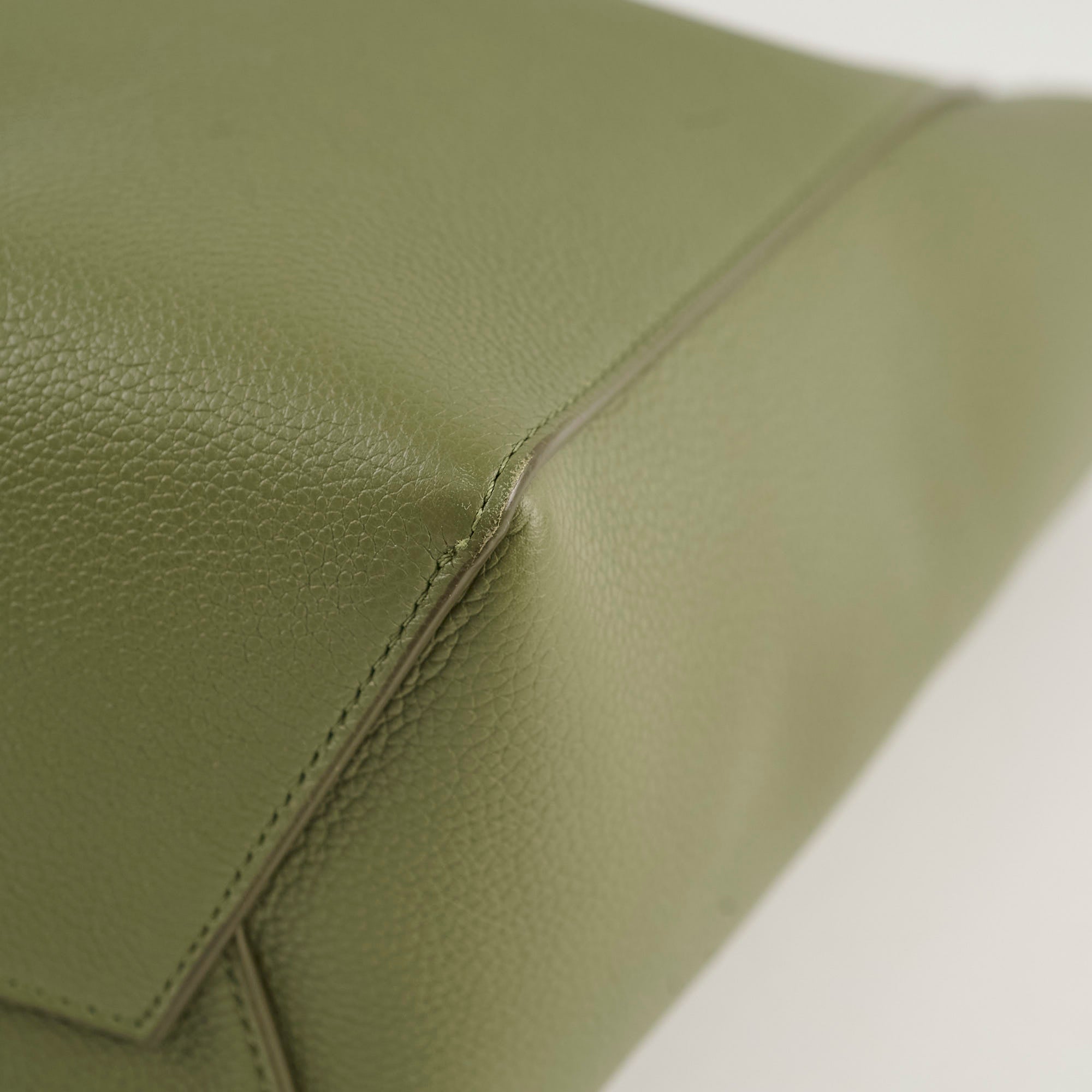 Celine Sangle Bucket Bag - Genuine Leather Crossbody Shoulder Bag in Green | Perfect for Work, Travel & Everyday Use